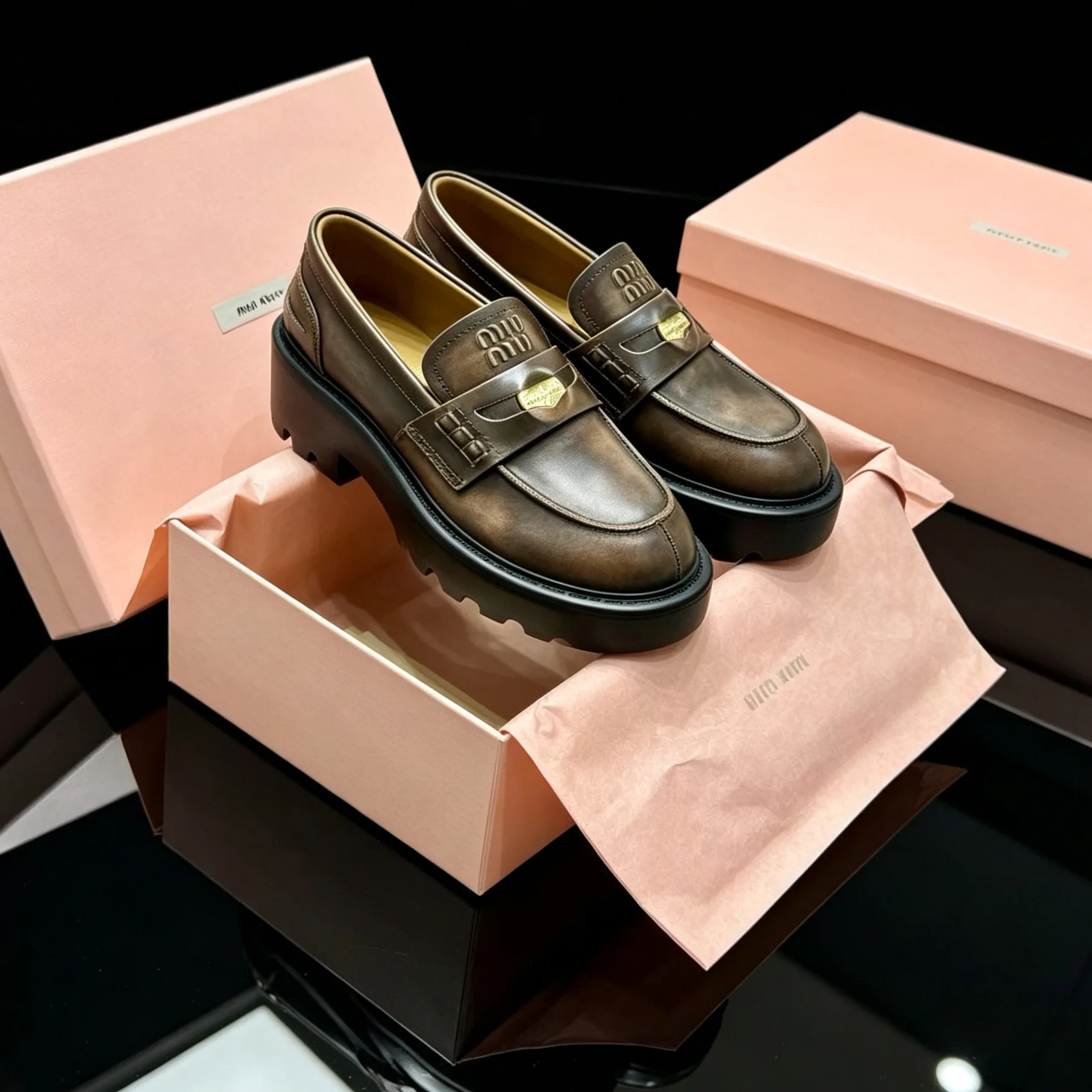Лоферы И Мокасины Женские Miu Miu 18703356
