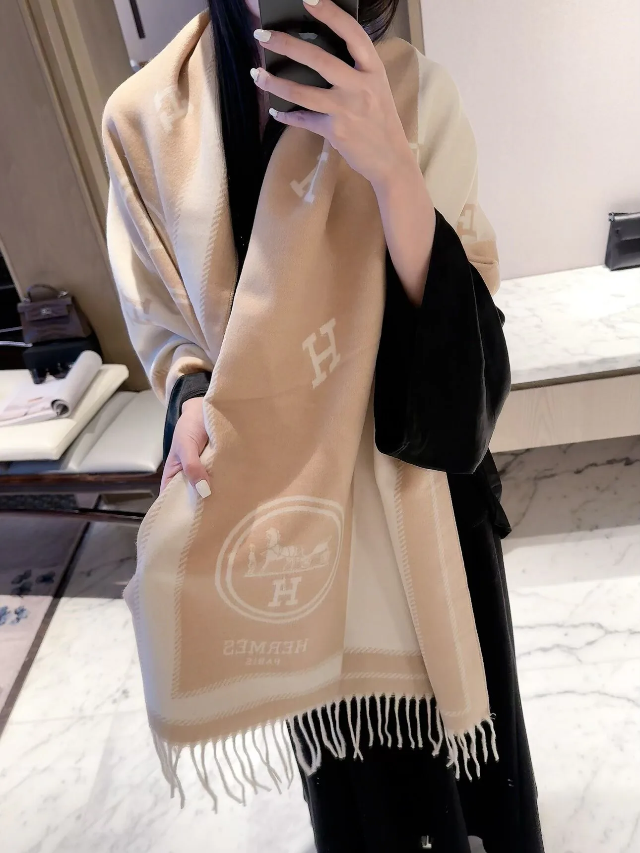 Шарфы Hermes 18322512