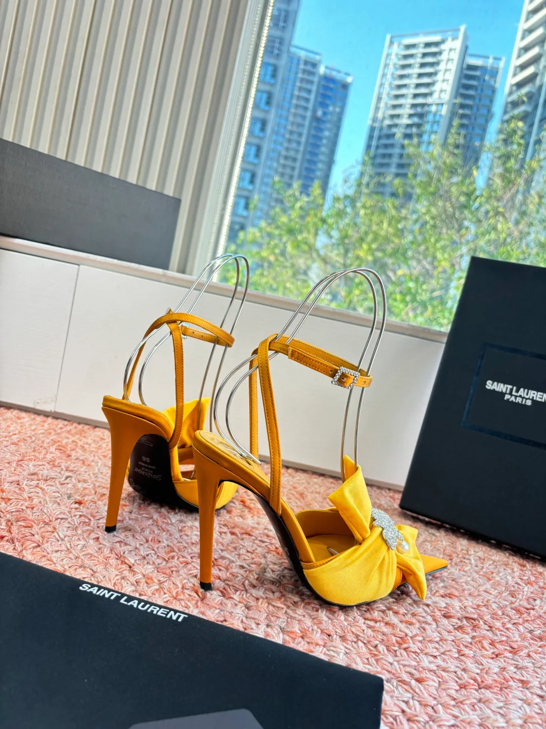 Босоножки Женские Saint Laurent 1262047