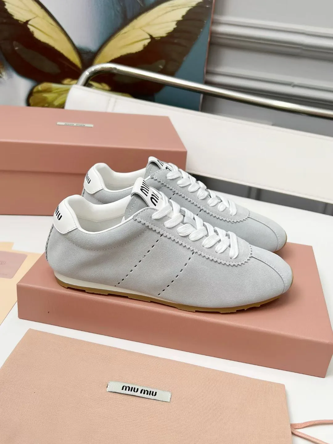 Кроссовки Женские Miu Miu 85709