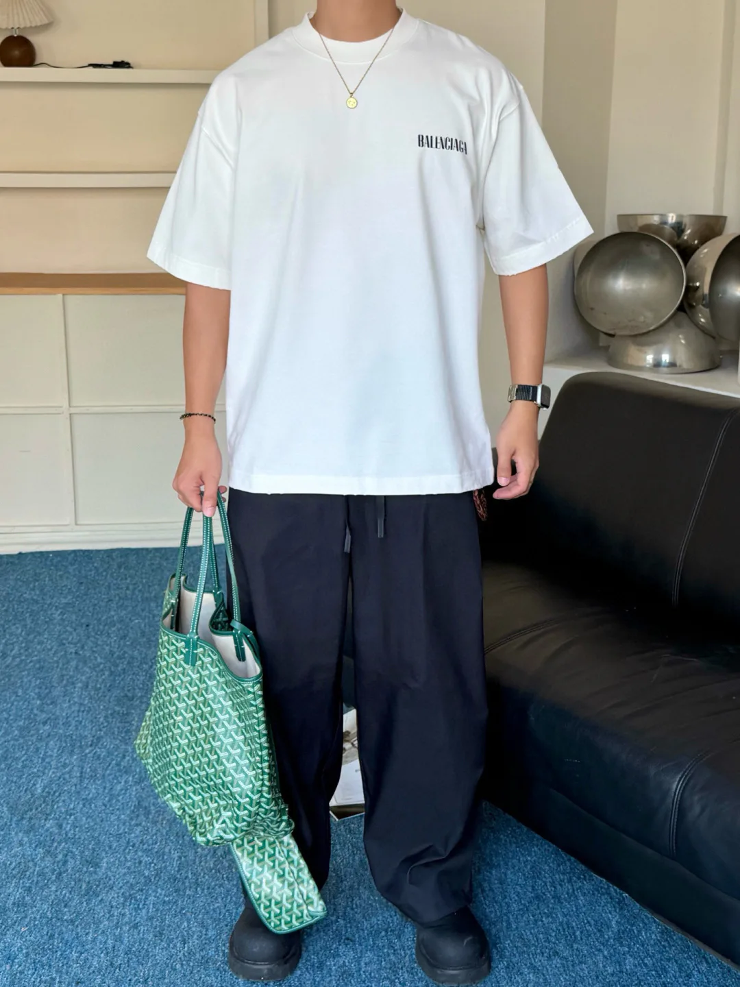 Футболки Мужские Balenciaga 1297257