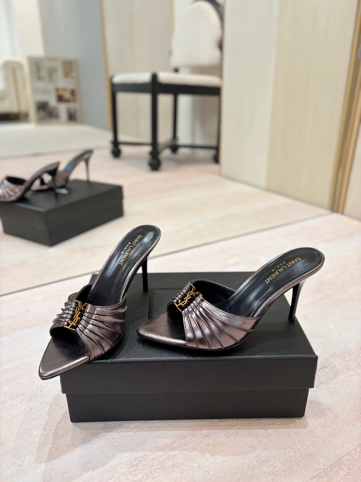 Мюли И Сабо Женские Saint Laurent 17476056