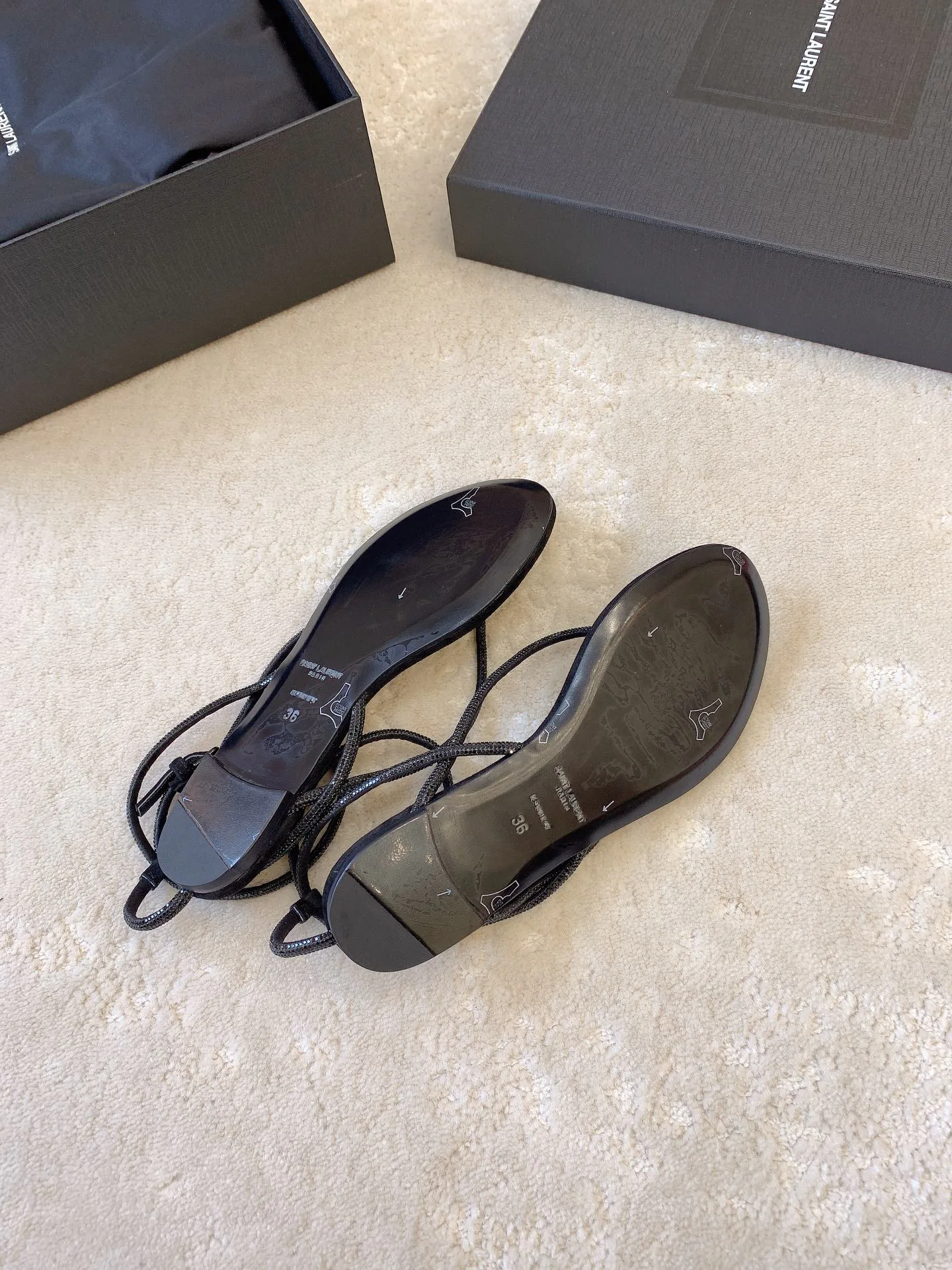 Сандалии Женские Saint Laurent 4348492