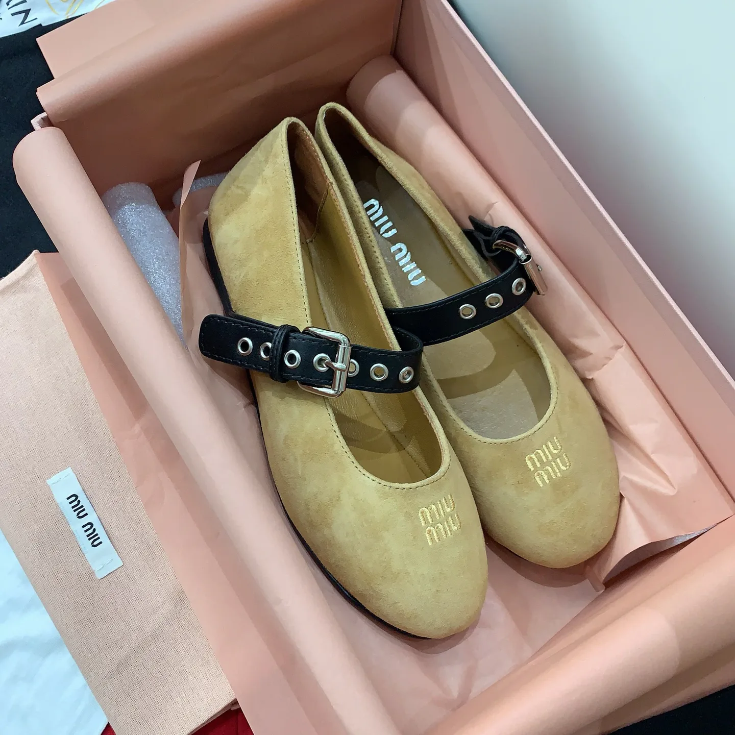 Балетки Женские Miu Miu 12696592