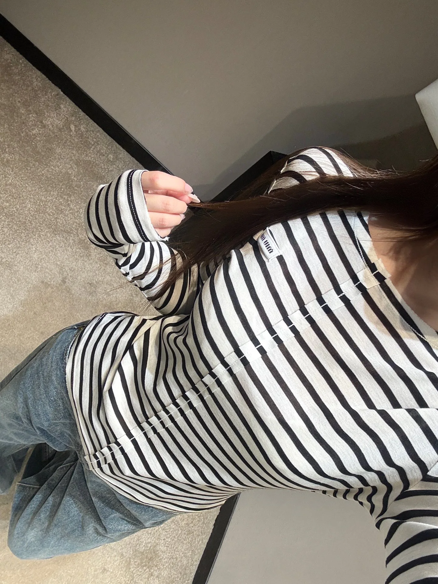 Лонгсливы Женские Miu Miu 11266342