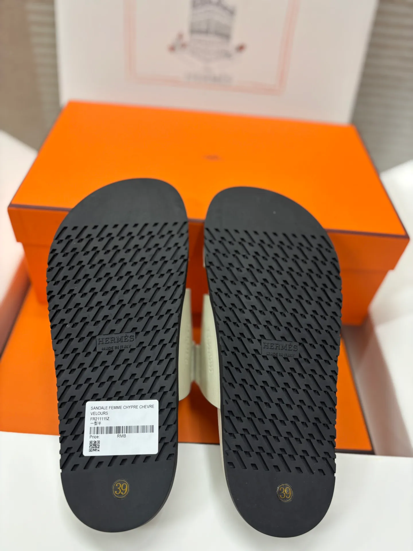 Шлепанцы Женские Hermes 15659