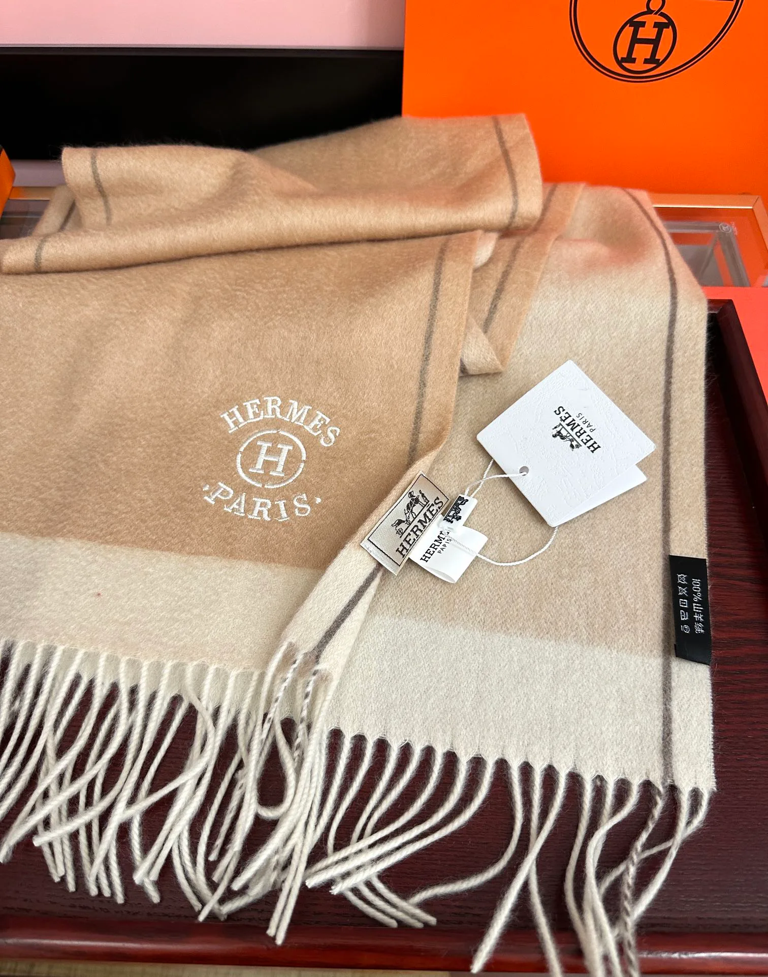 Шарфы Hermes 412449