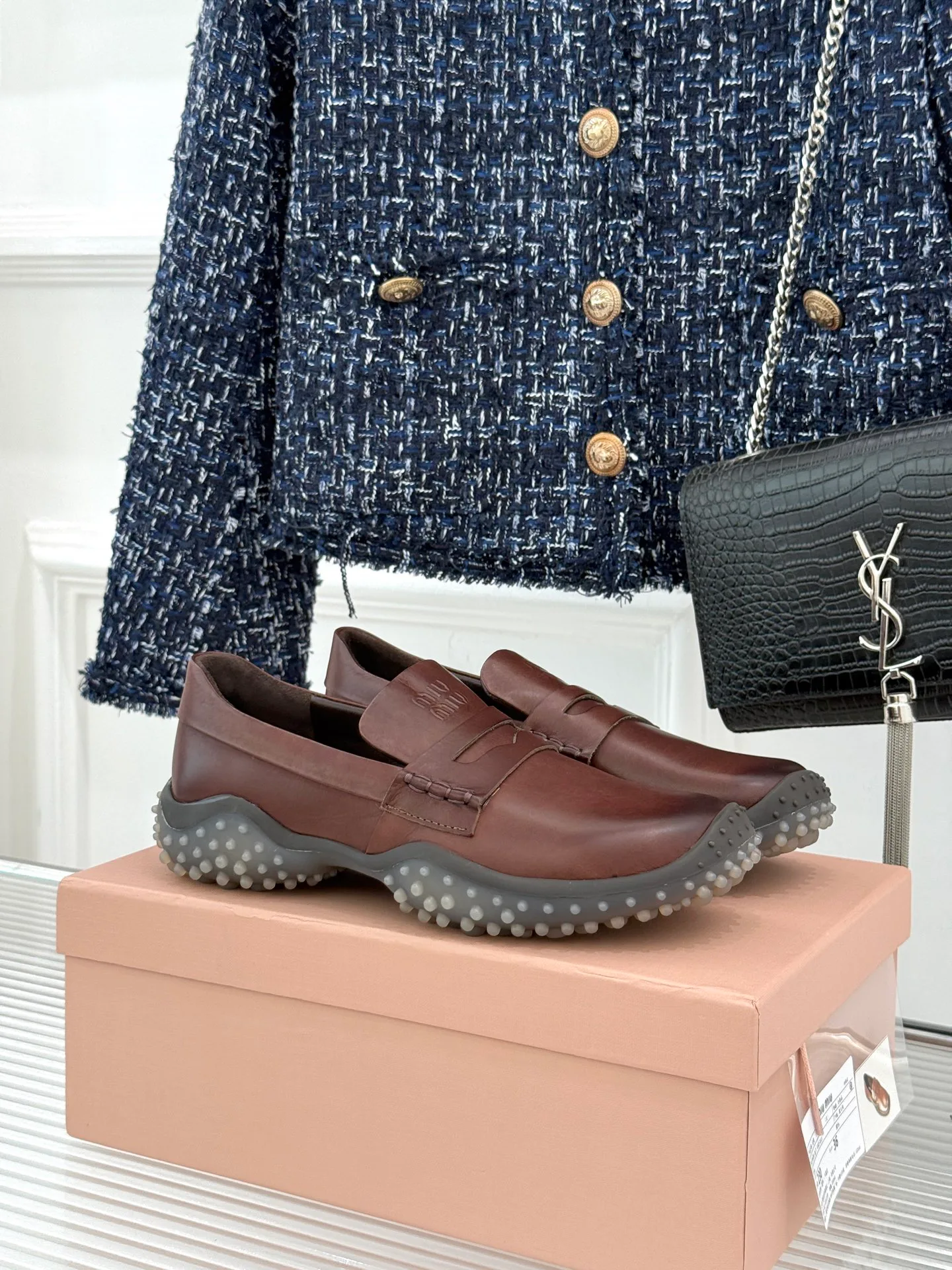 Лоферы И Мокасины Женские Miu Miu 17646505