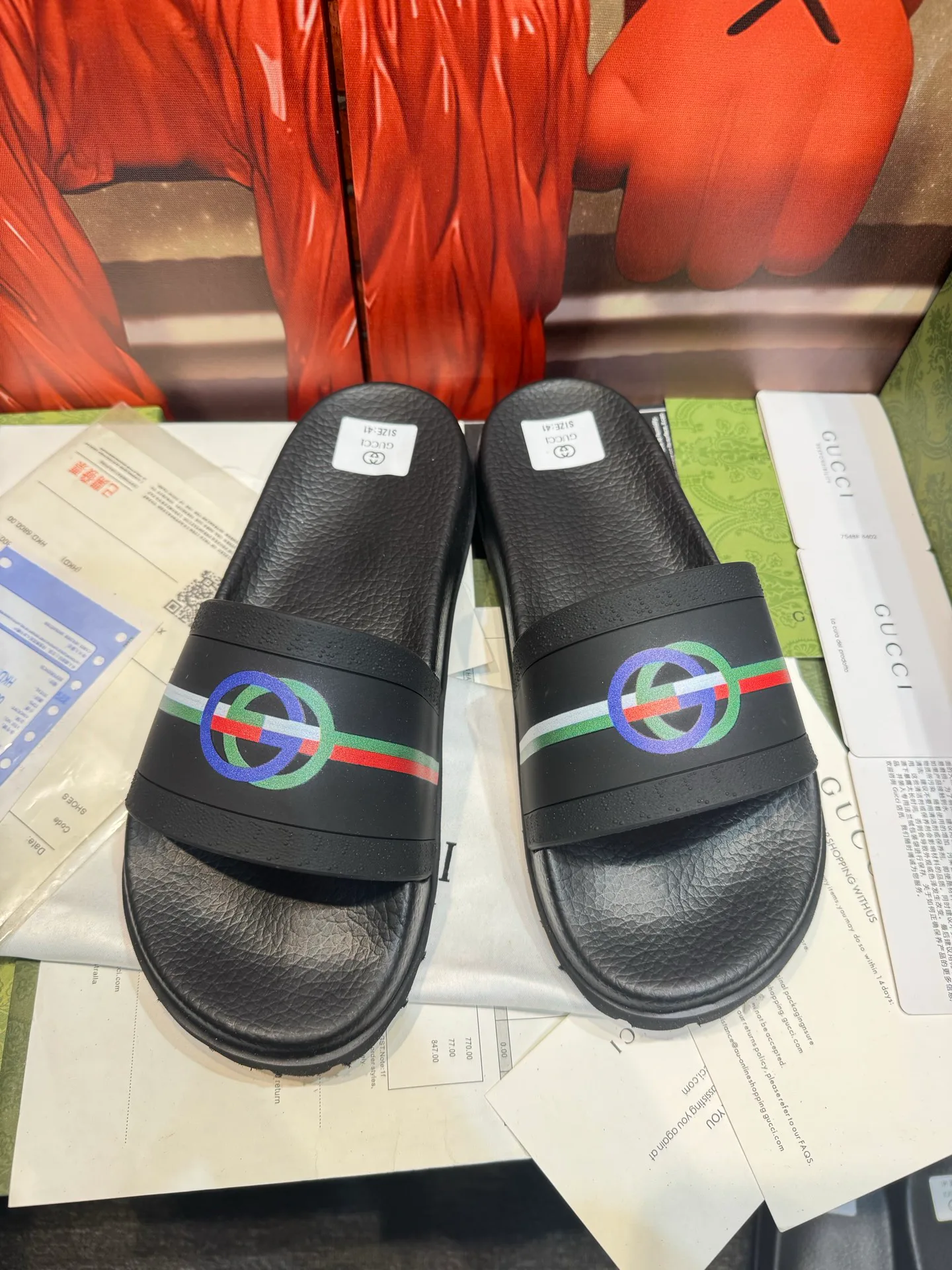 Шлепанцы Женские Gucci 10313903
