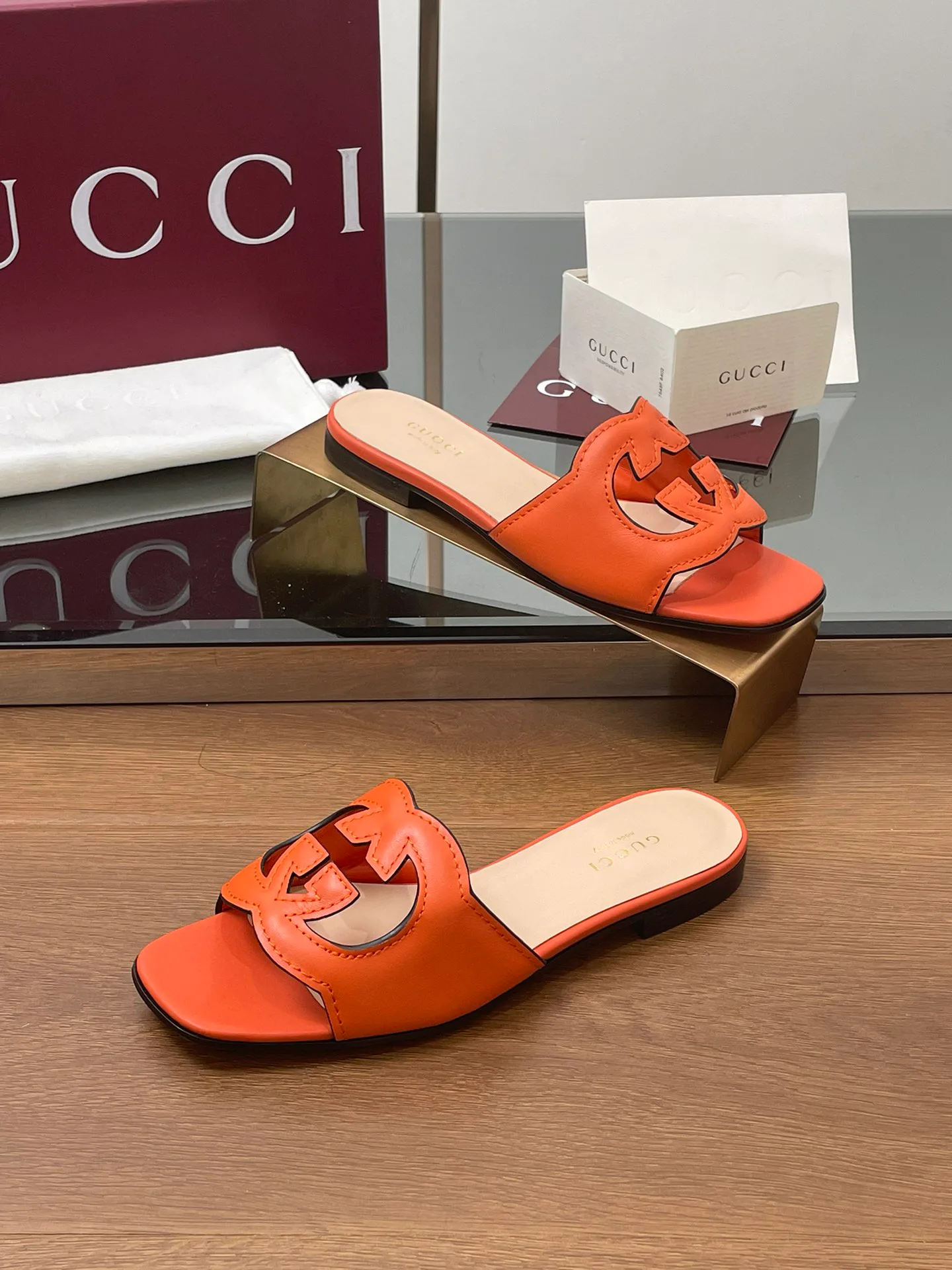 Шлепанцы Женские Gucci 34956