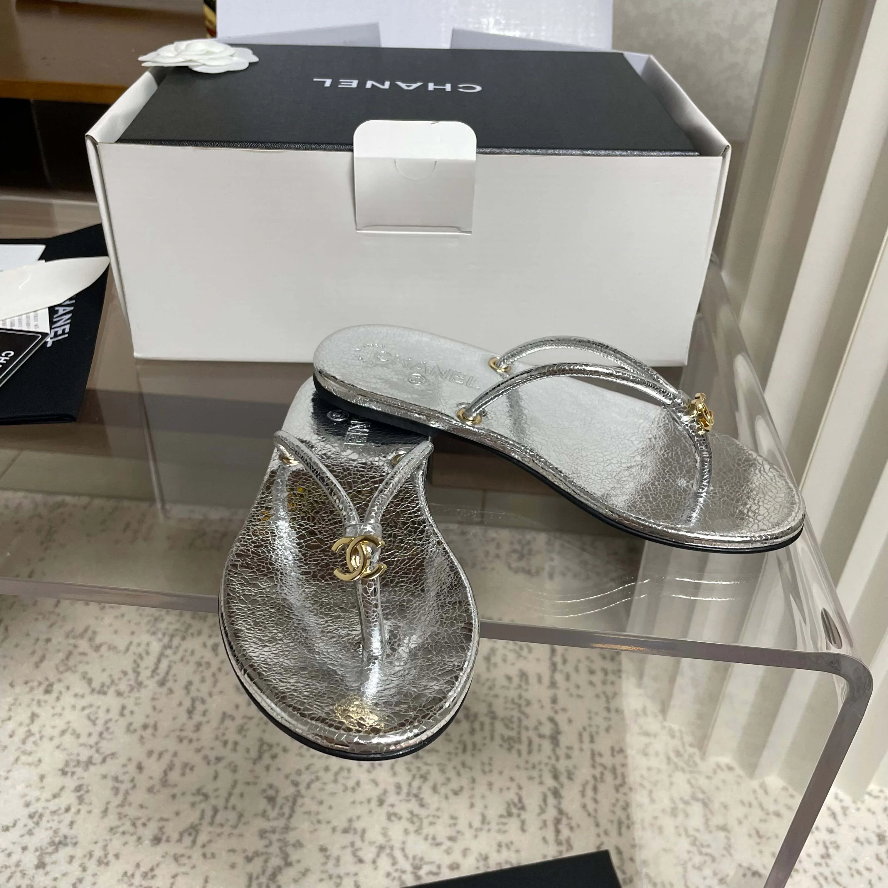 Шлепанцы Женские Chanel 11893462