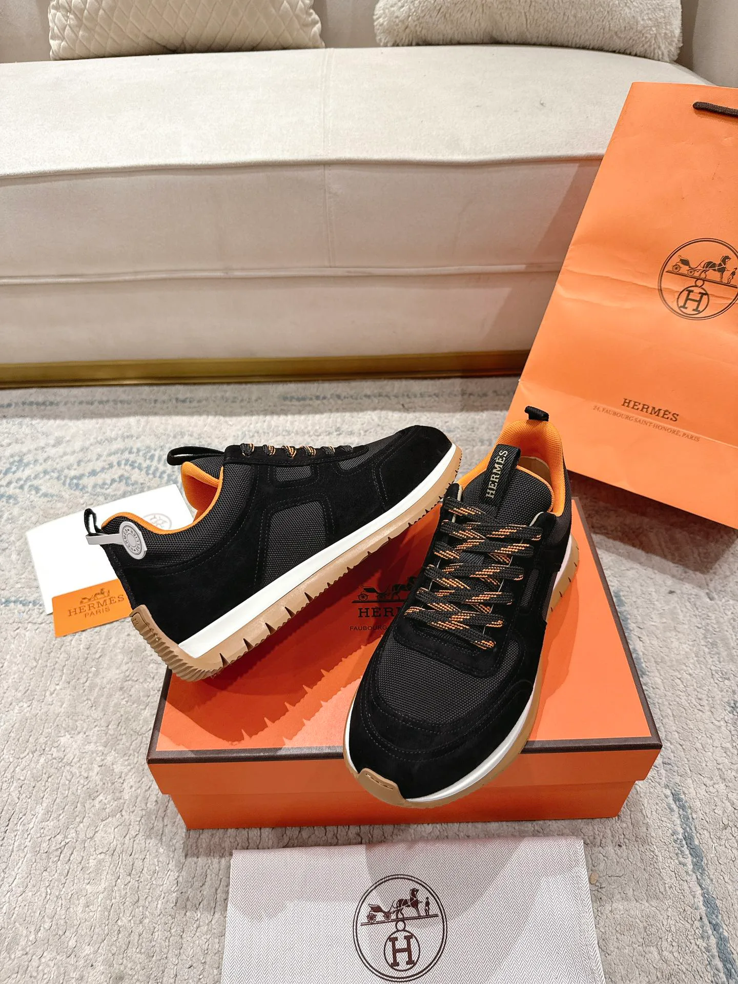 Кроссовки Мужские Hermes 12874758