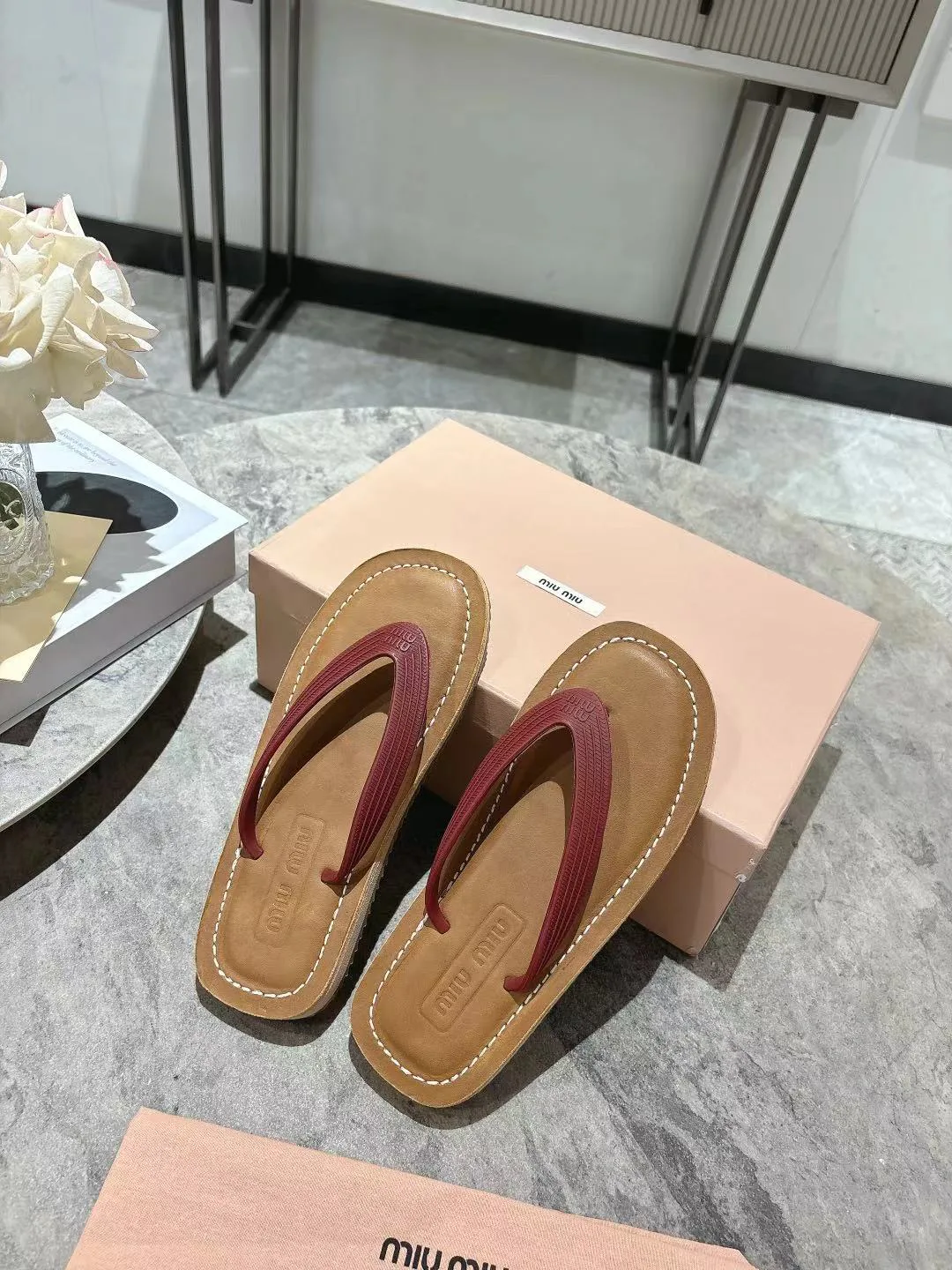 Шлепанцы Женские Miu Miu 11689090
