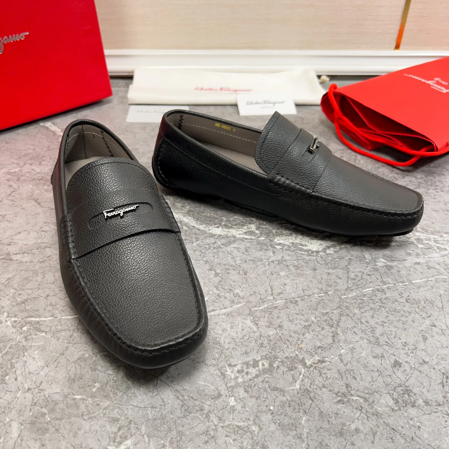 Мокасины Мужские Salvatore Ferragamo 881728