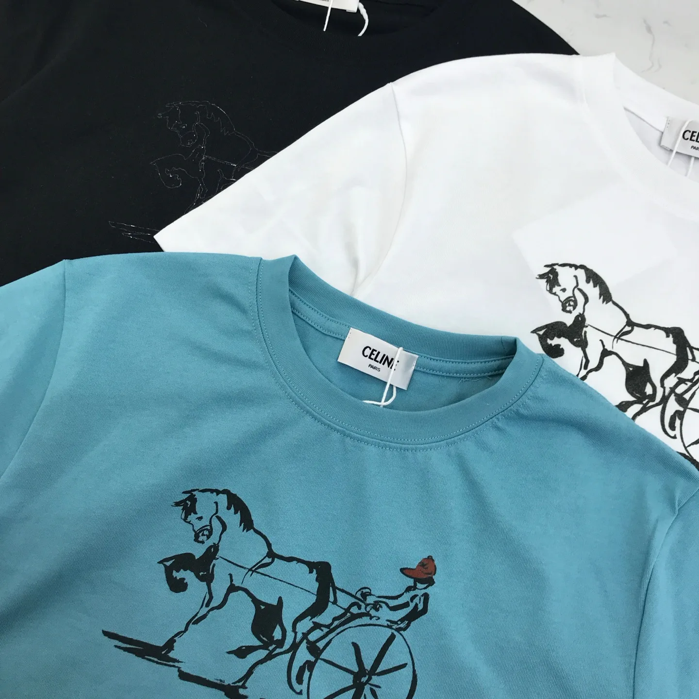 Футболки Женские Celine 9826749