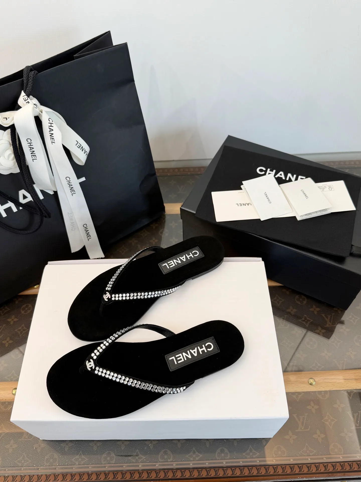 Шлепанцы Женские Chanel 13556790