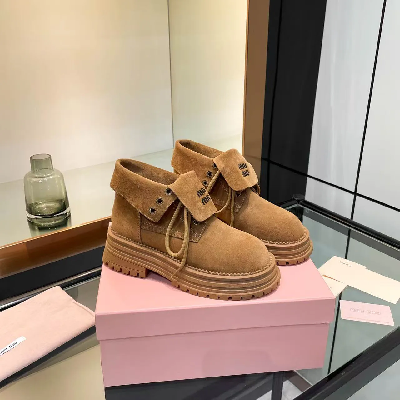Ботинки Женские Miu Miu 17934439