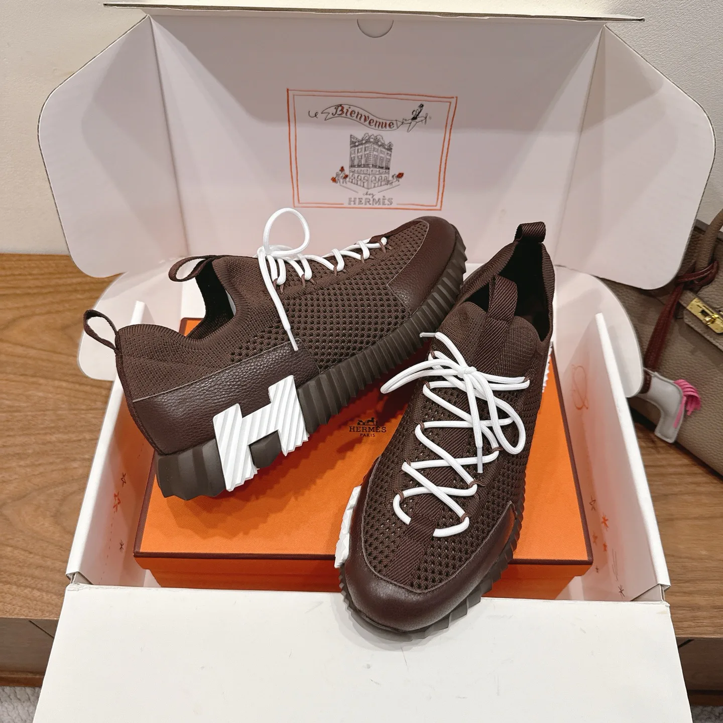 Кроссовки Женские Hermes 4852657