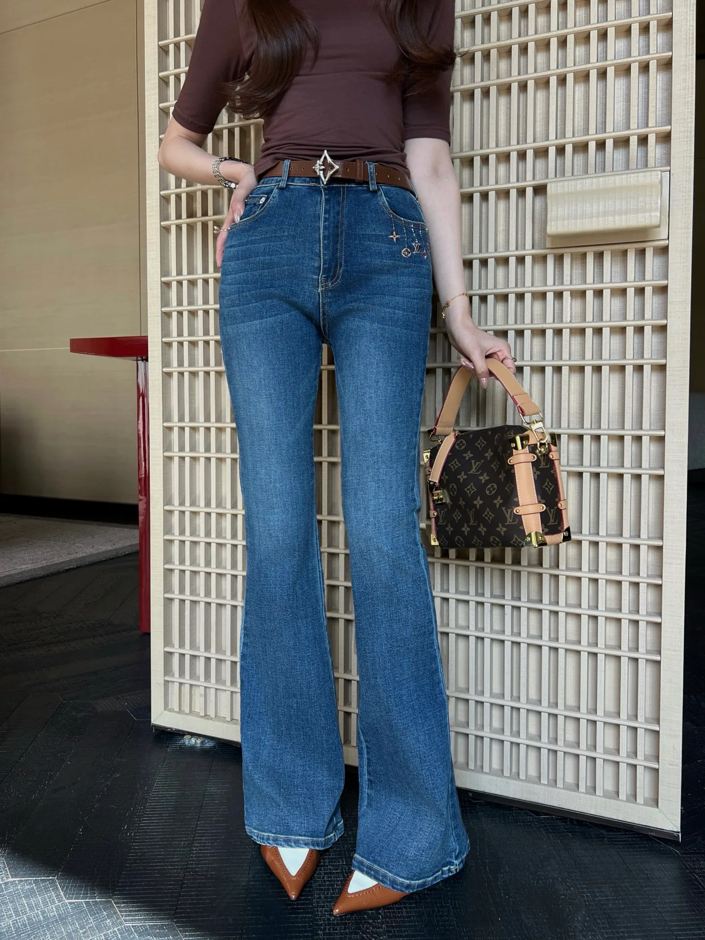 Джинсы Женские Louis Vuitton 5051096