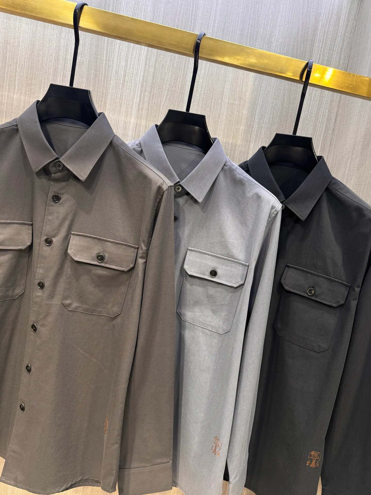 Рубашки Мужские Brunello Cucinelli 108020