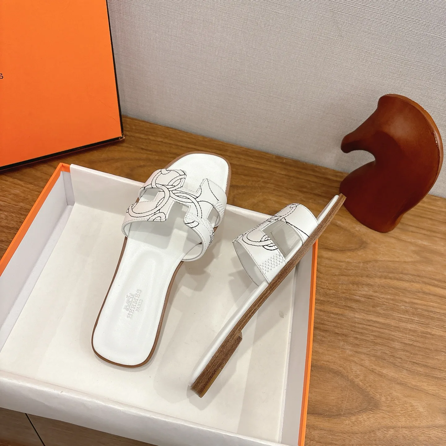 Шлепанцы Женские Hermes 399025