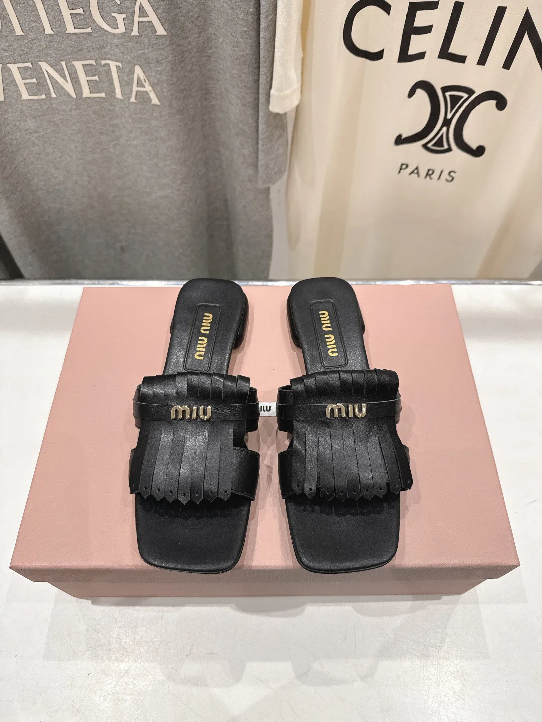 Шлепанцы Женские Miu Miu 1842307