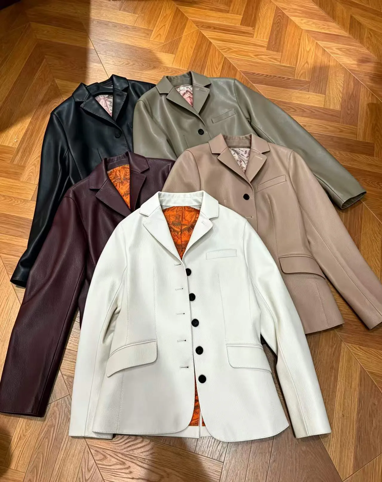 Кожаные Куртки И Дублёнки Женские Hermes 18805196