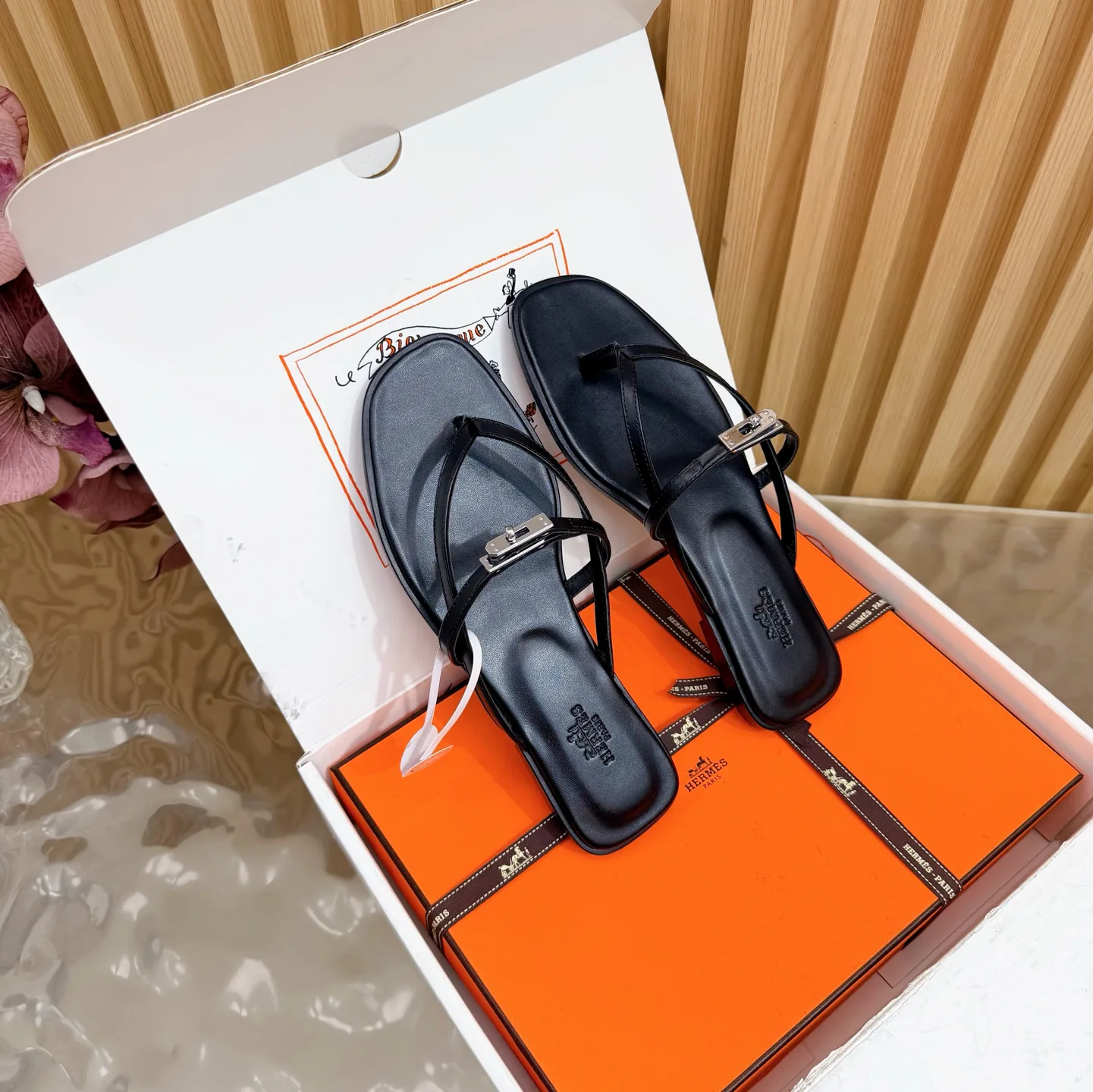 Шлепанцы Женские Hermes 805054