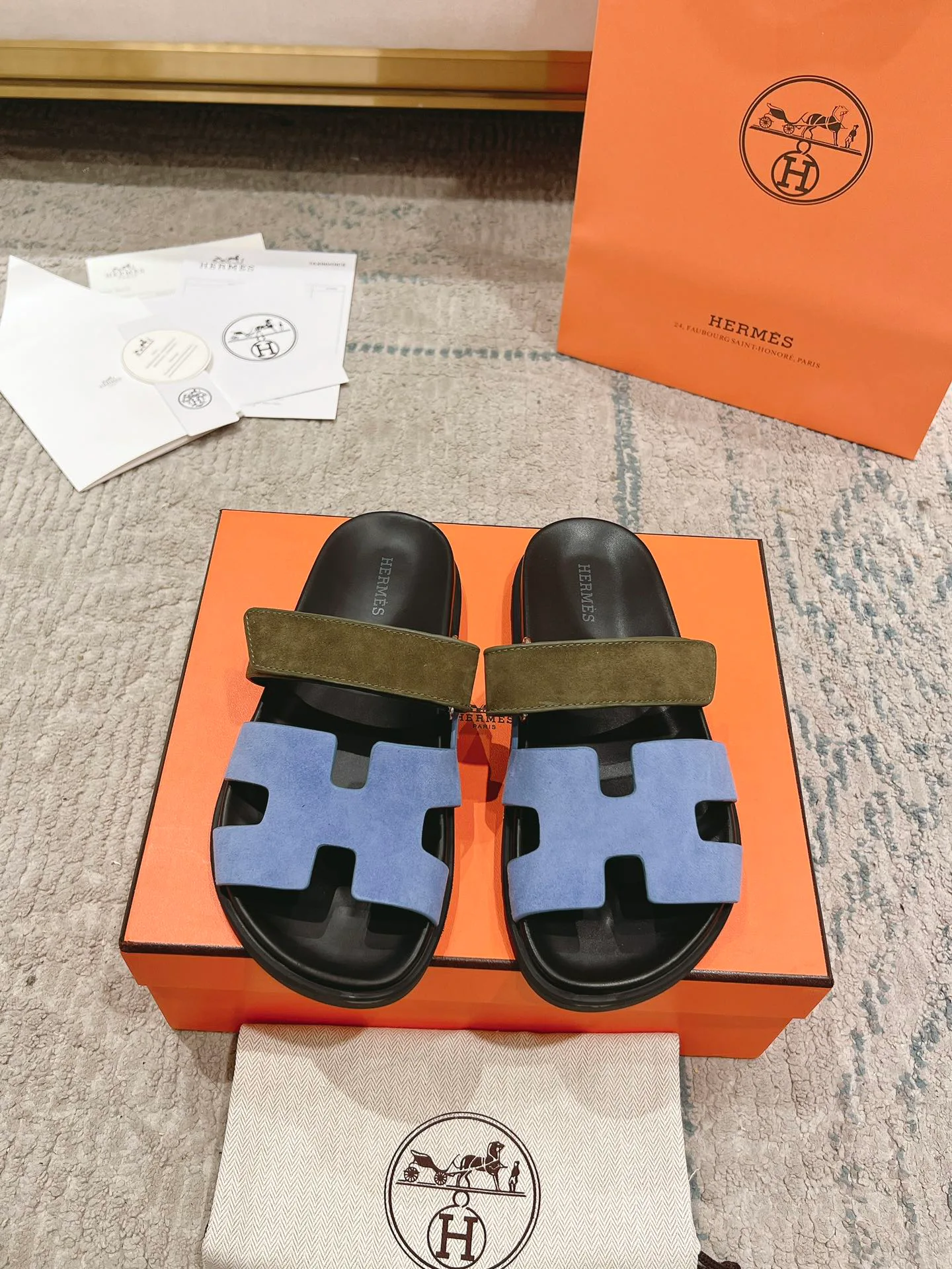 Шлепанцы Женские Hermes 12874754