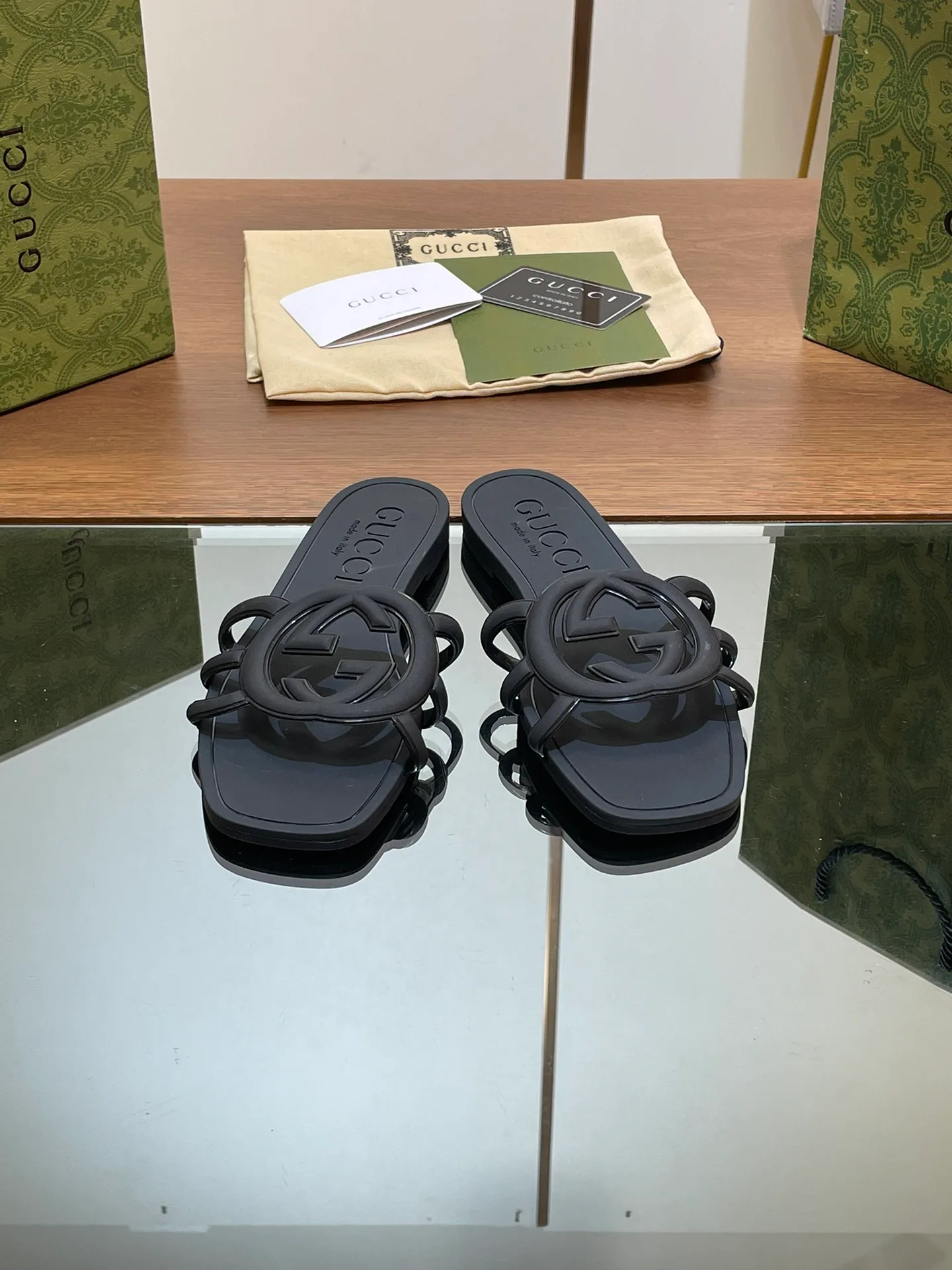 Шлепанцы Женские Gucci 15266