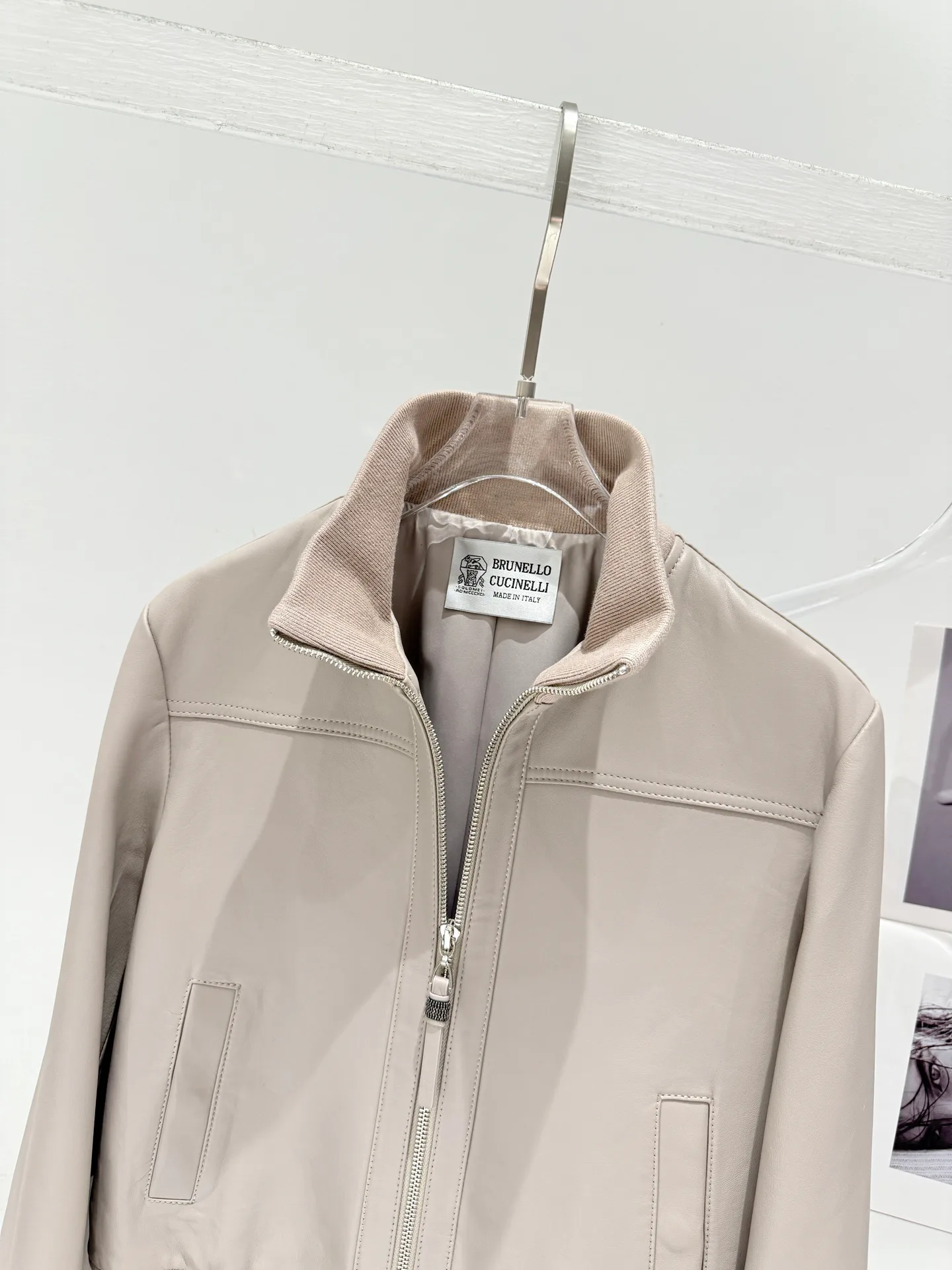 Кожаные Куртки И Дублёнки Женские Brunello Cucinelli 17812953