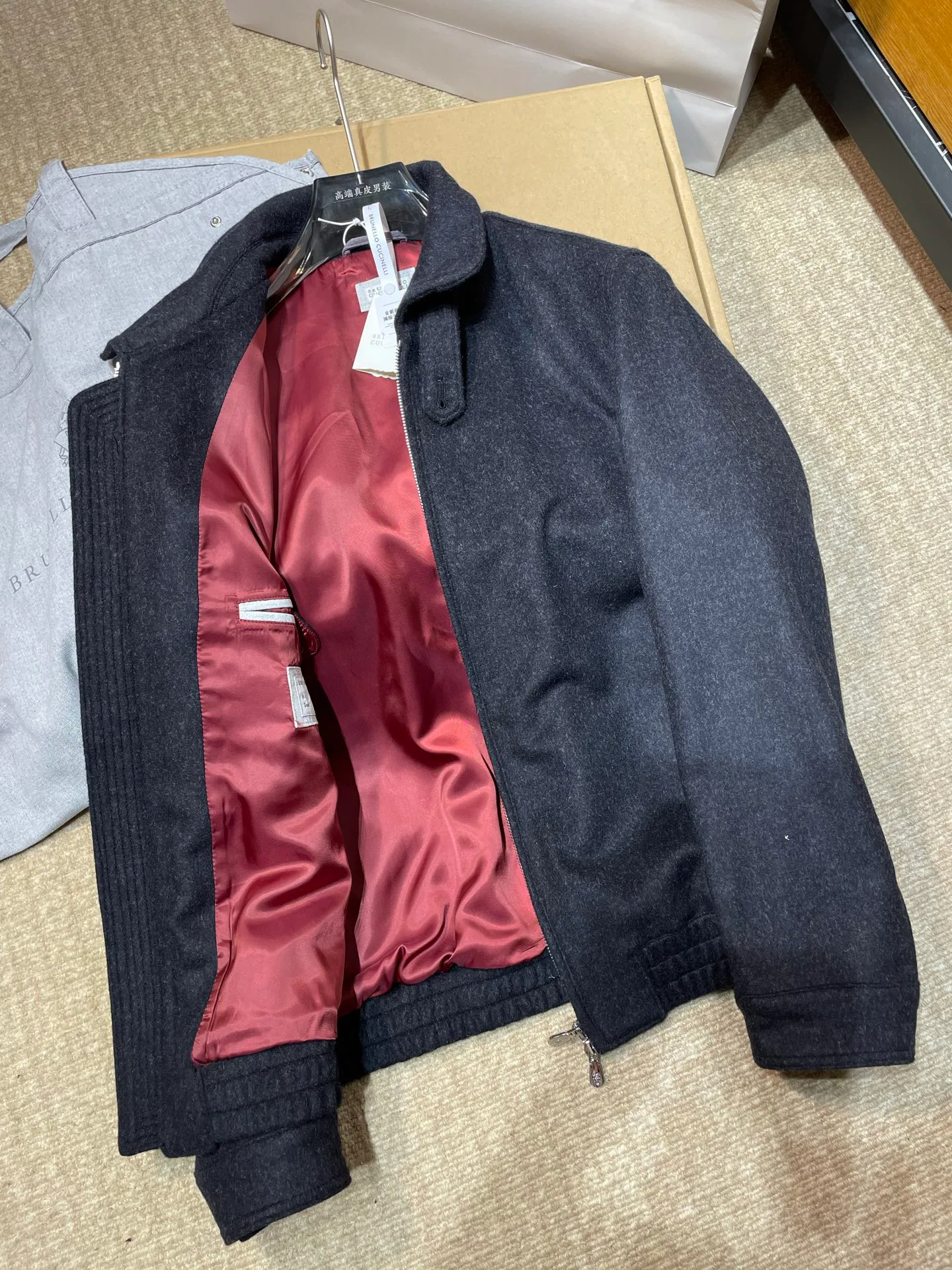 Куртки И Пуховики Мужские Brunello Cucinelli 386339