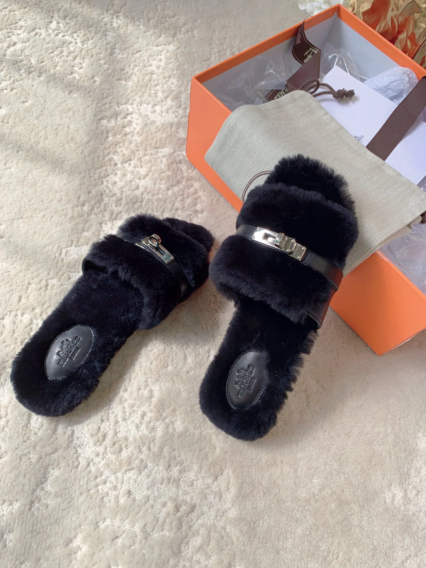 Тапочки Женские Hermes 2211687