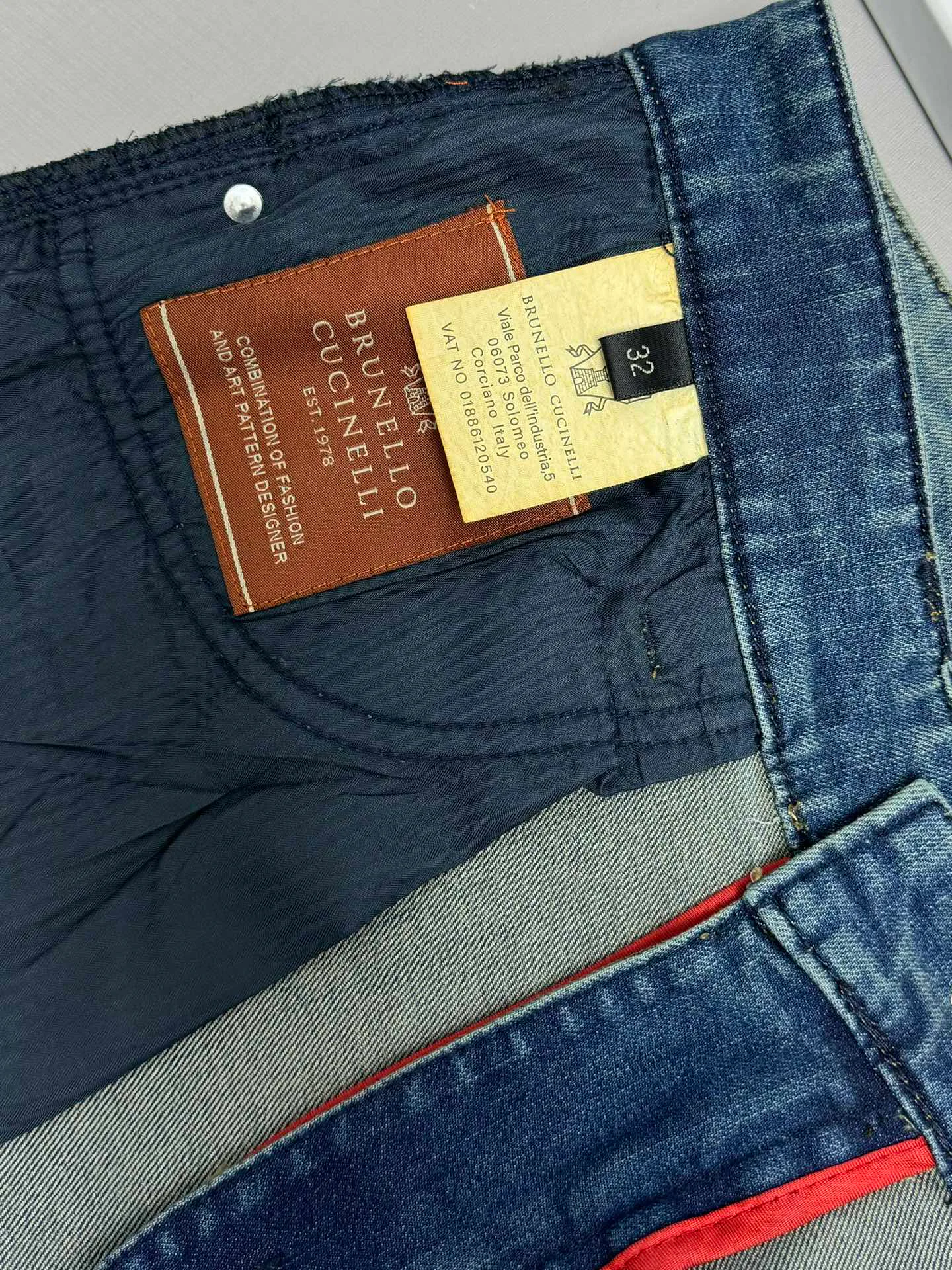 Джинсы Мужские Brunello Cucinelli 11240551