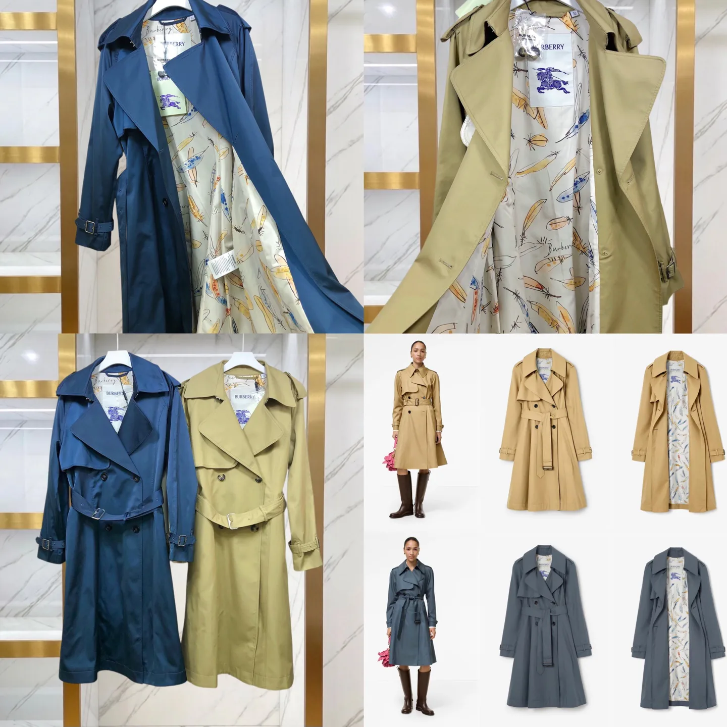 Тренчи Женские Burberry 17898992
