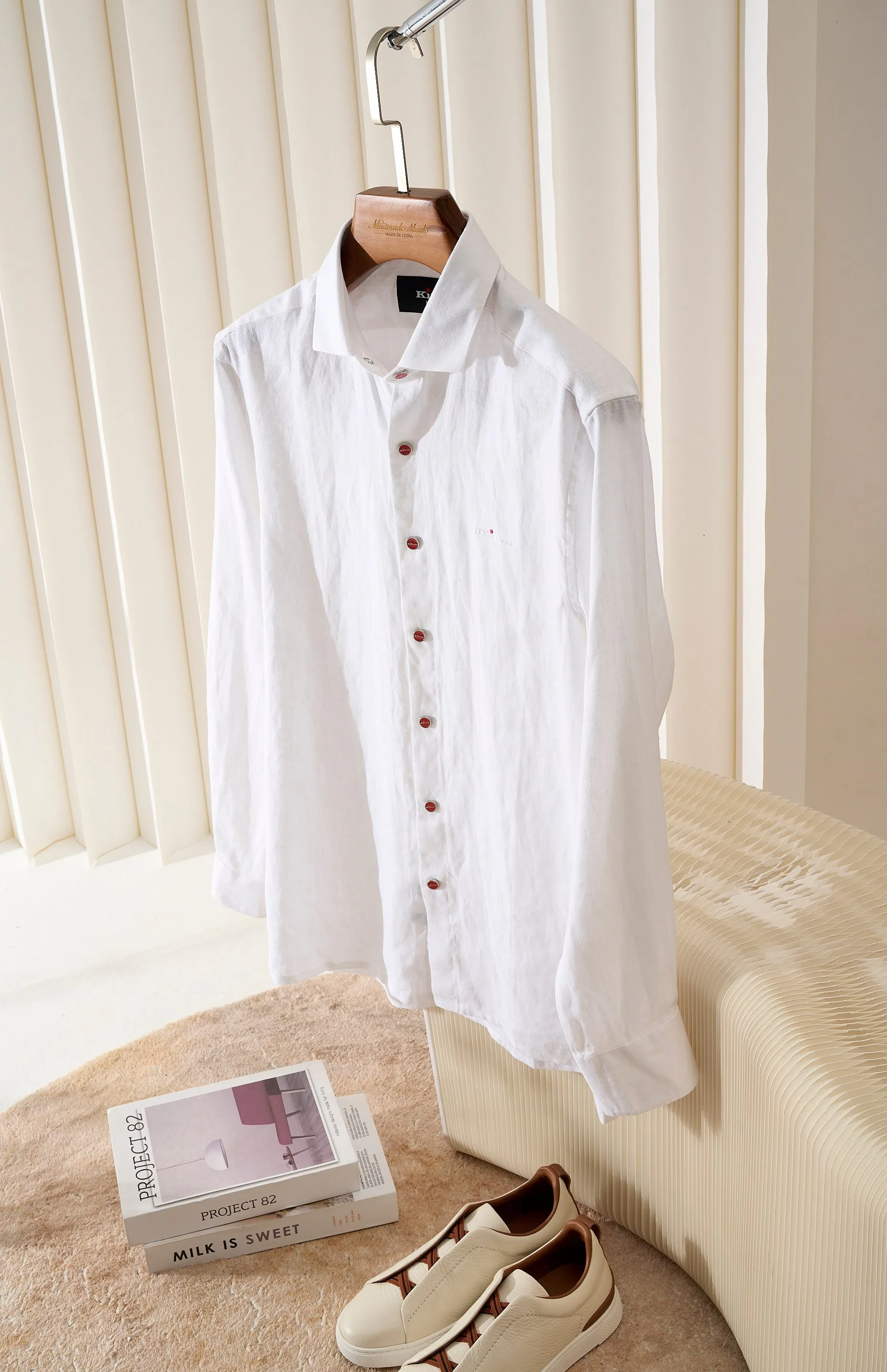 Рубашки Мужские Kiton 18509991