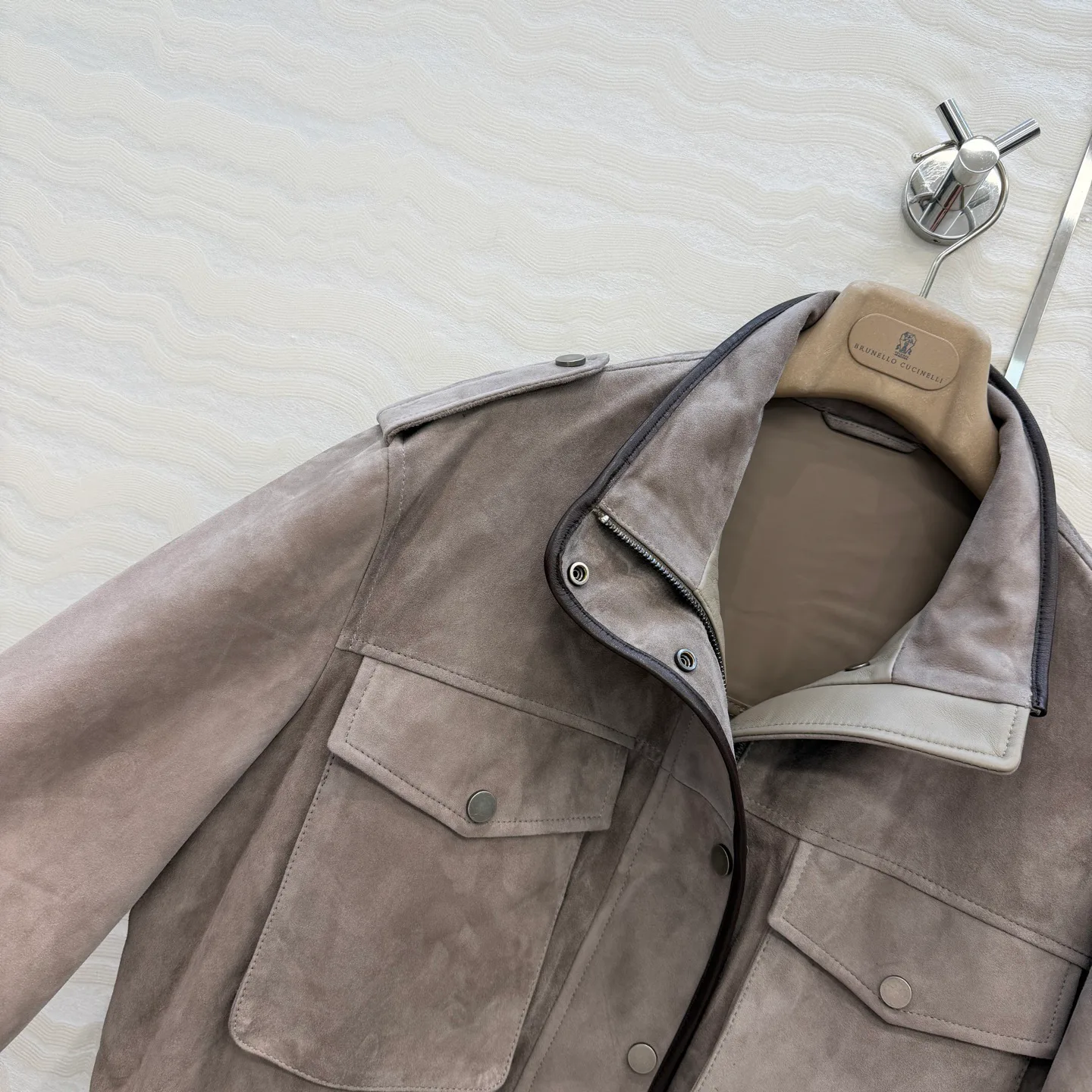 Кожаные Куртки И Дублёнки Женские Brunello Cucinelli 18200799