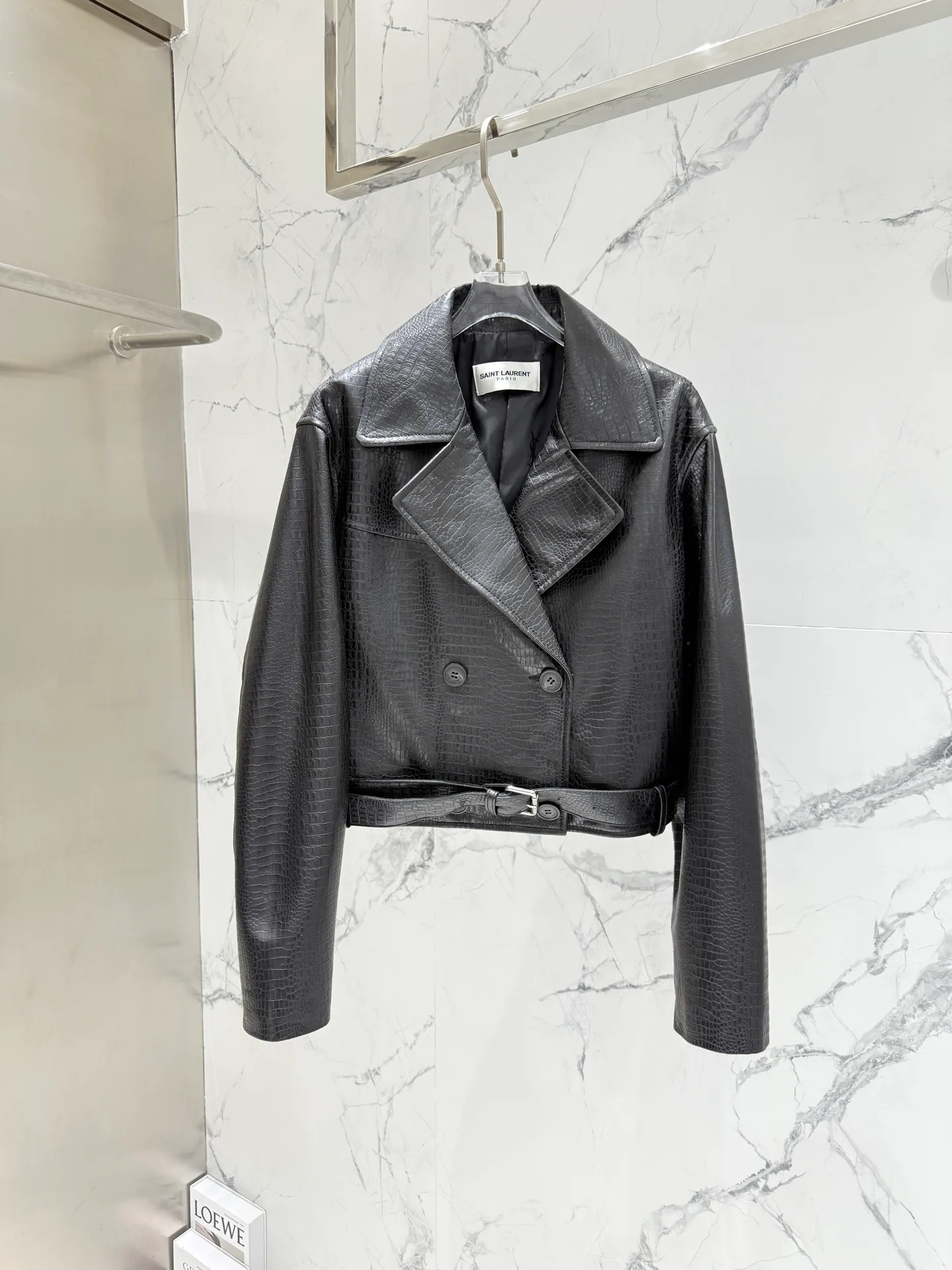 Кожаные Куртки И Дублёнки Женские Saint Laurent 18151068