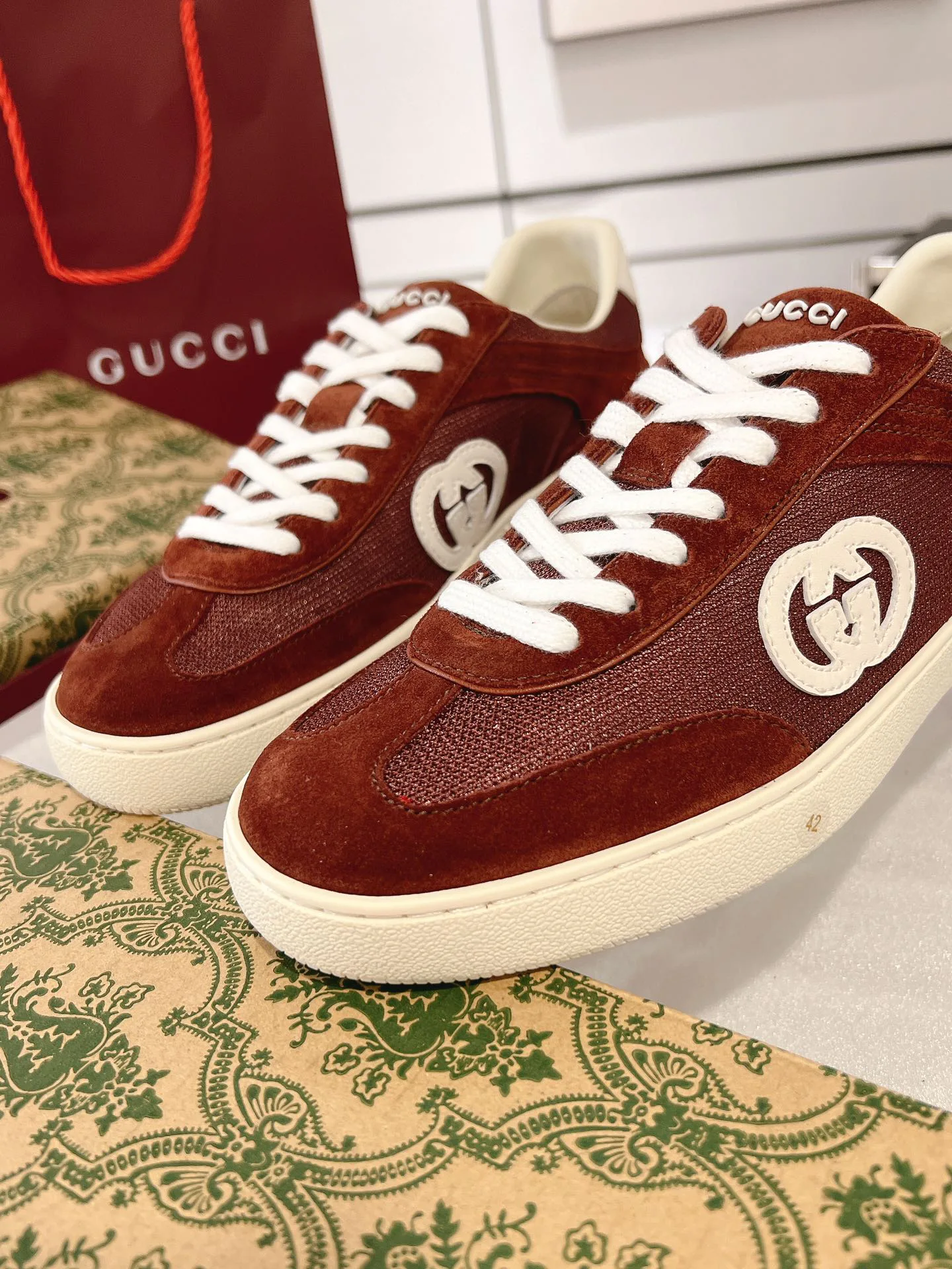 Кеды Женские Gucci 6214