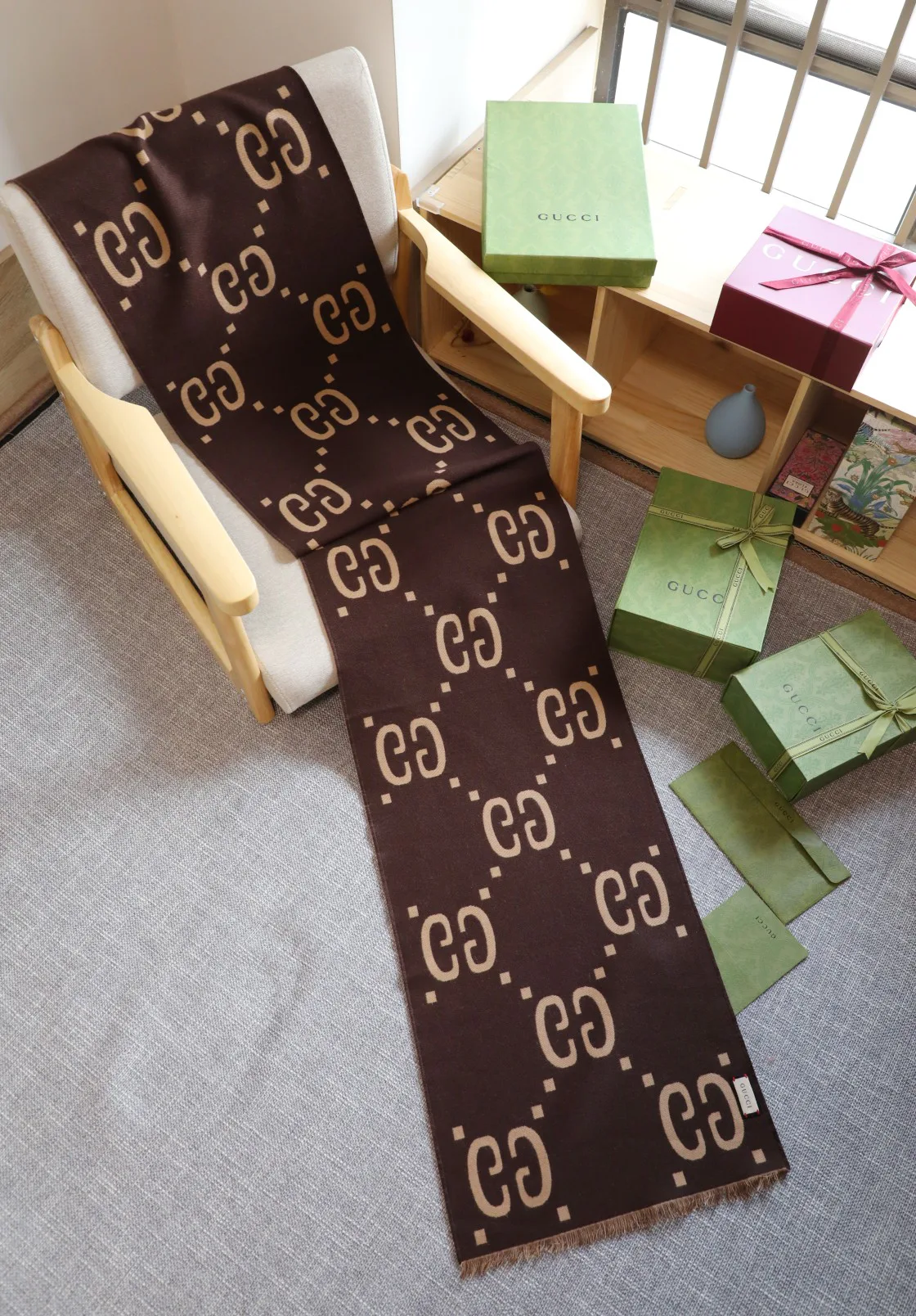 Шарфы Gucci 9632594
