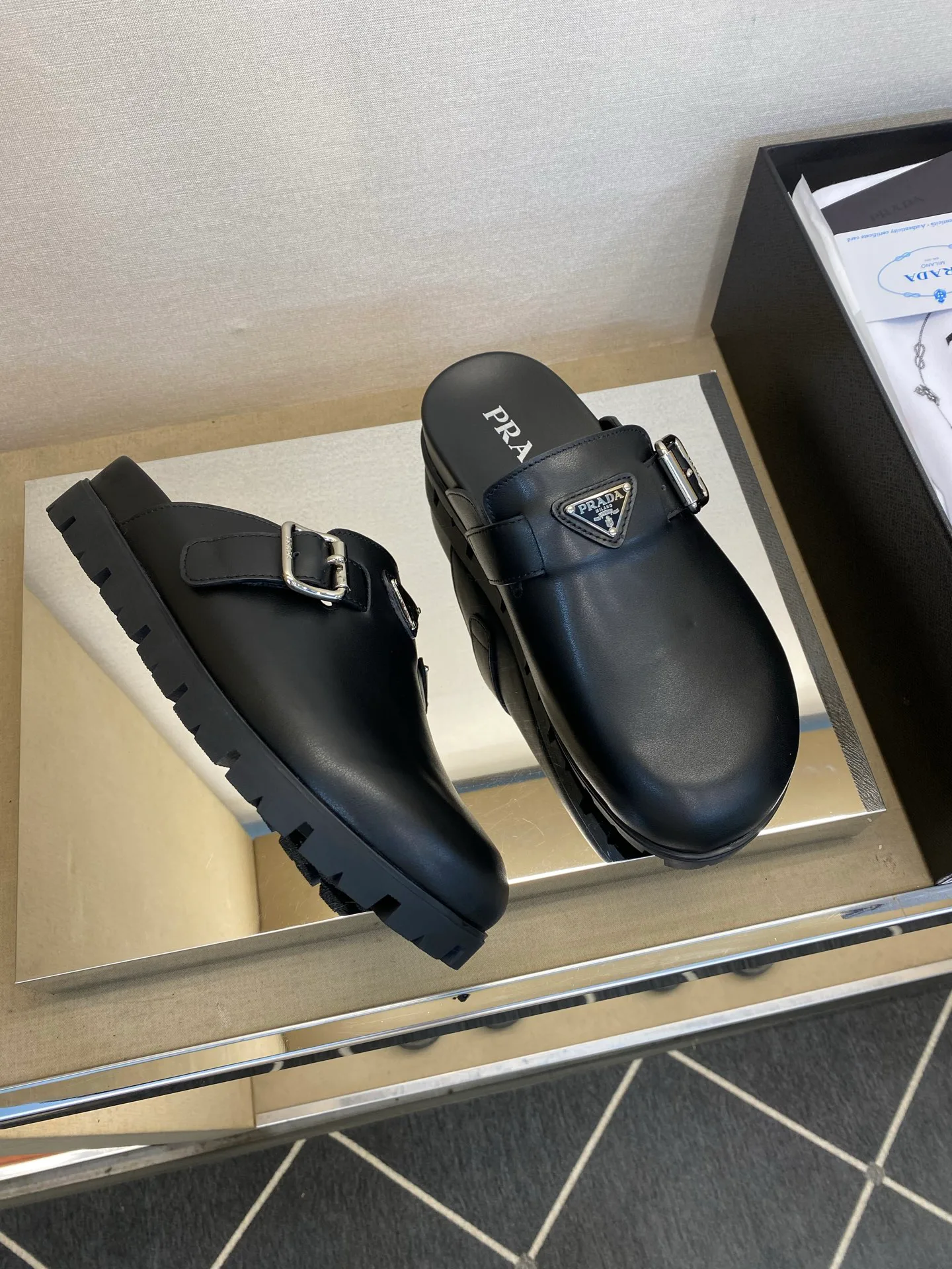 Мюли И Сабо Мужские Prada 15326401