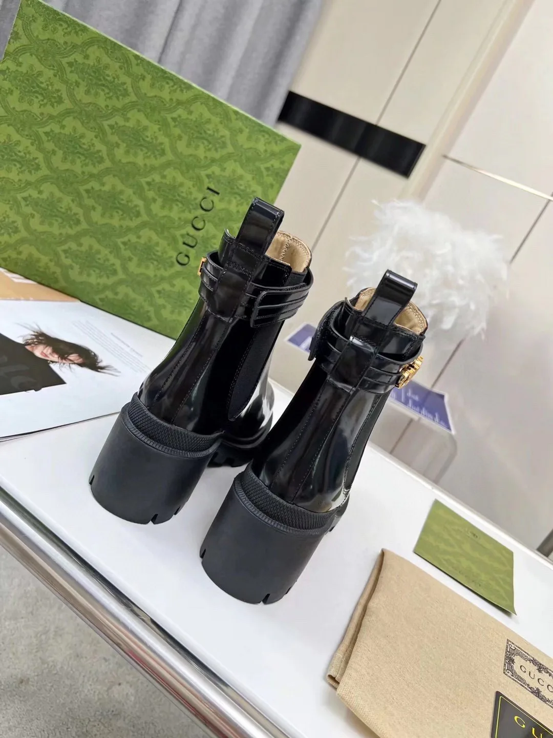 Ботинки Женские Gucci 5350848