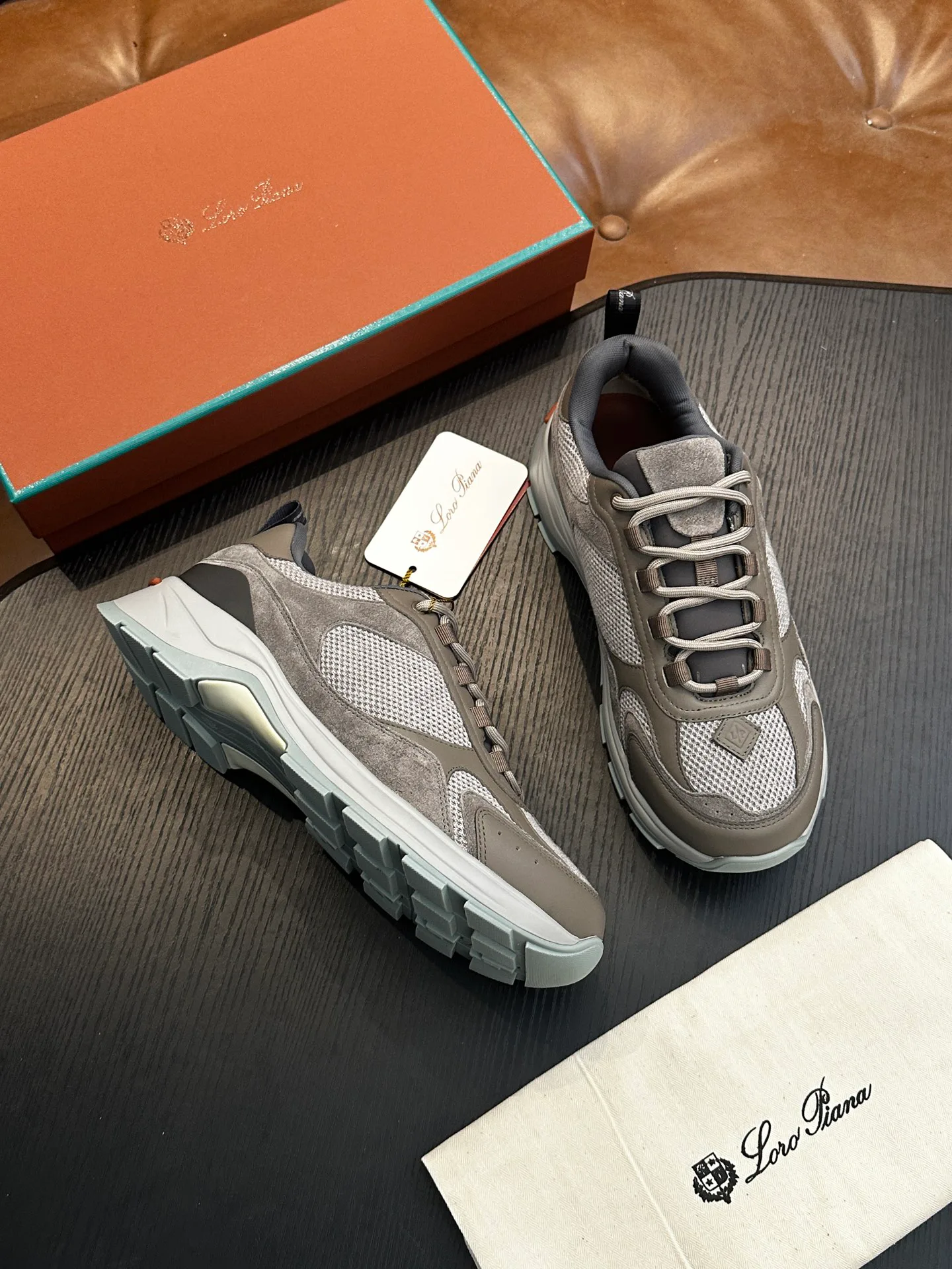 Кроссовки Мужские Loro Piana 284195