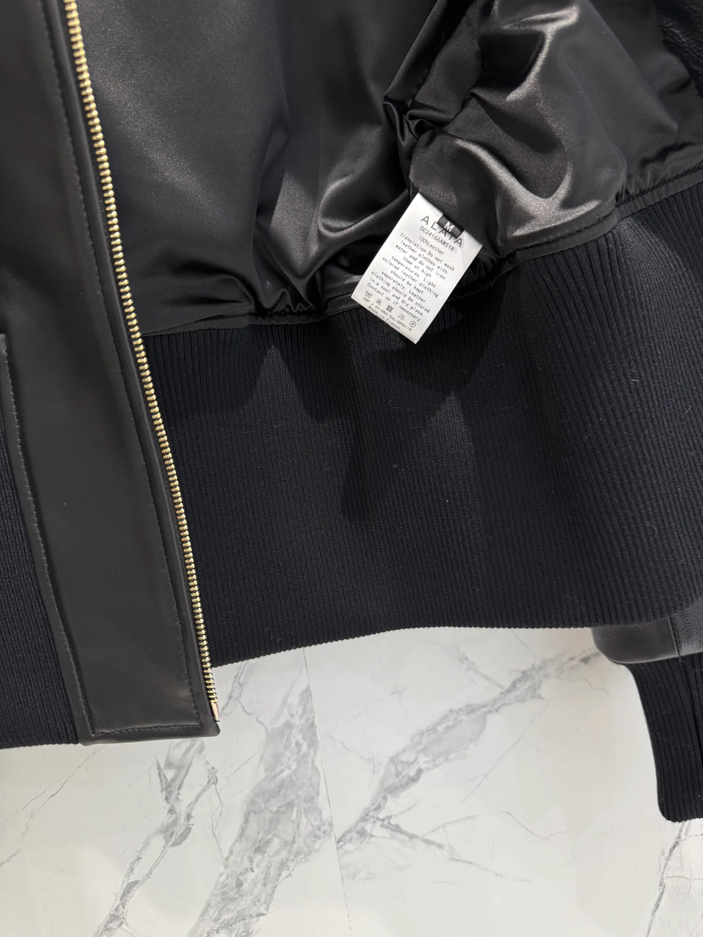 Кожаные Куртки И Дублёнки Женские Alaia 10624726
