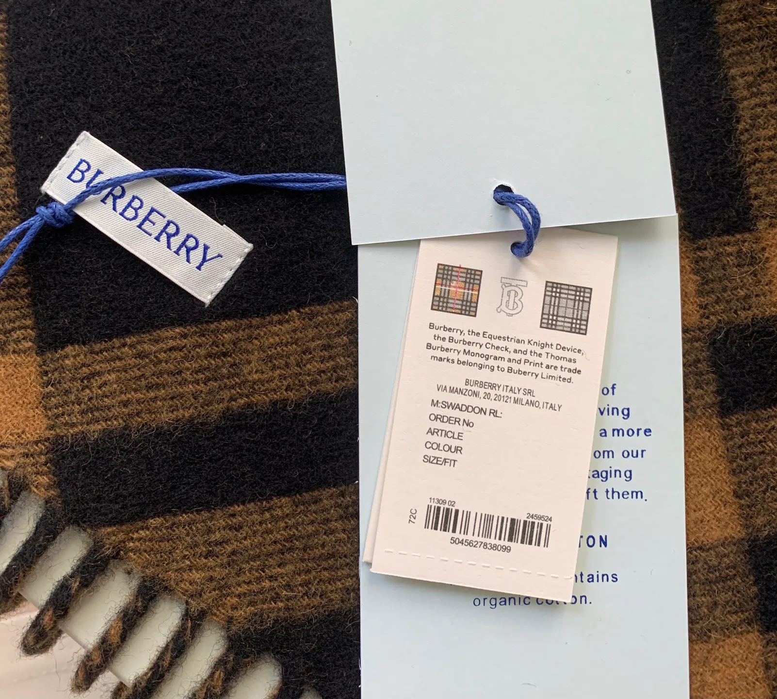 Шарфы Burberry 5944072