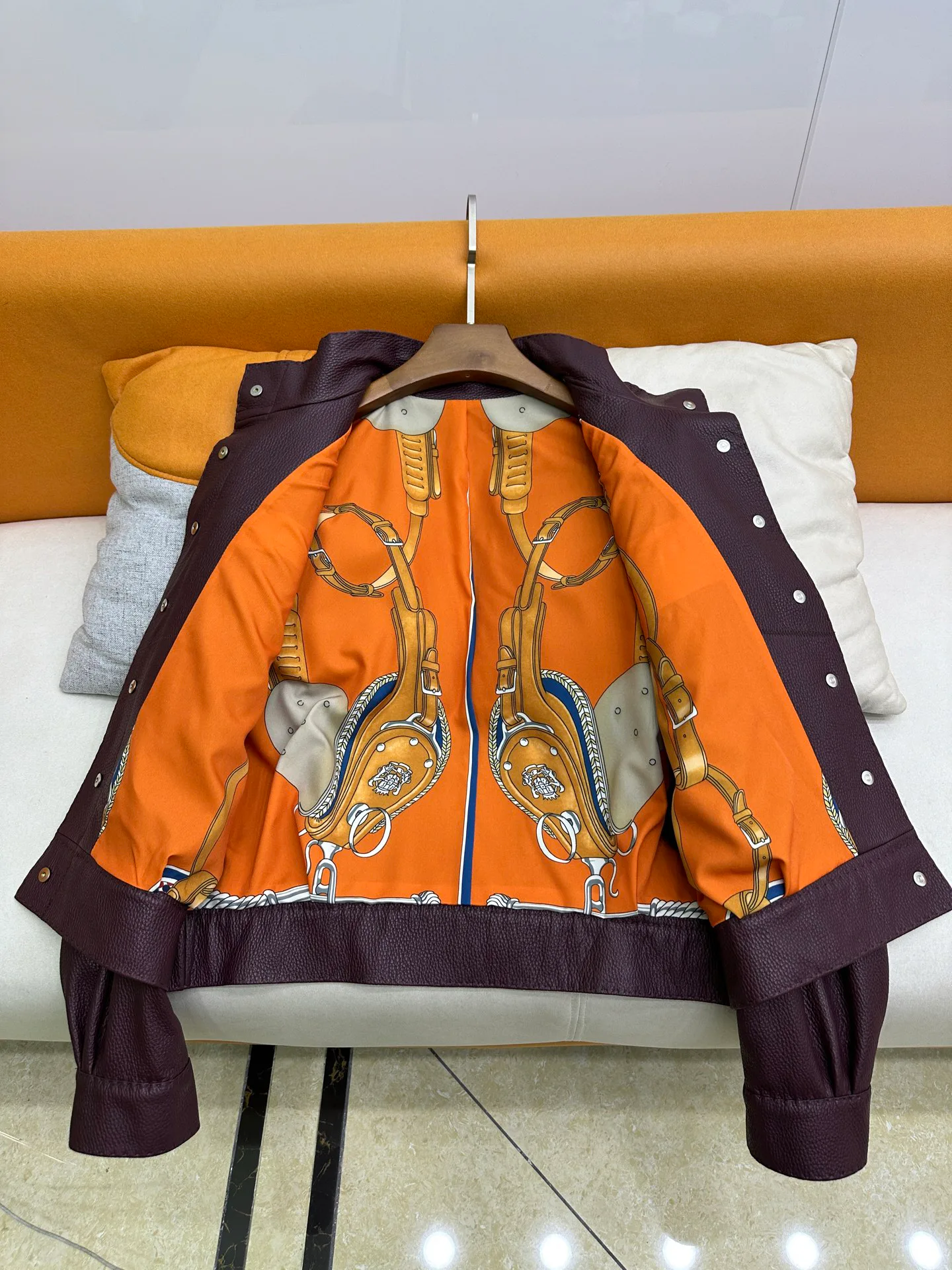 Кожаные Куртки И Дублёнки Женские Hermes 11187834
