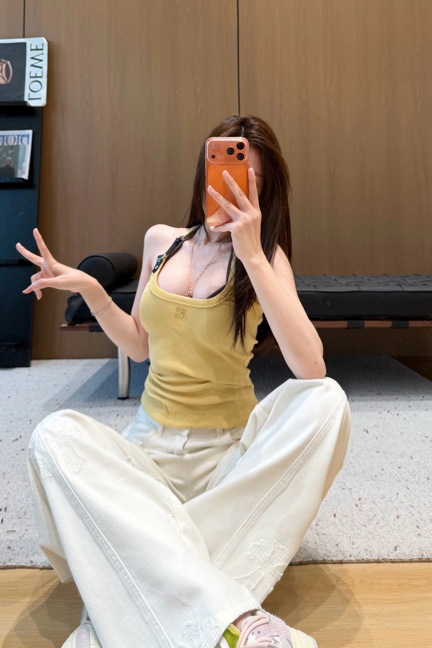 Джинсы Женские Chrome Hearts 4211553