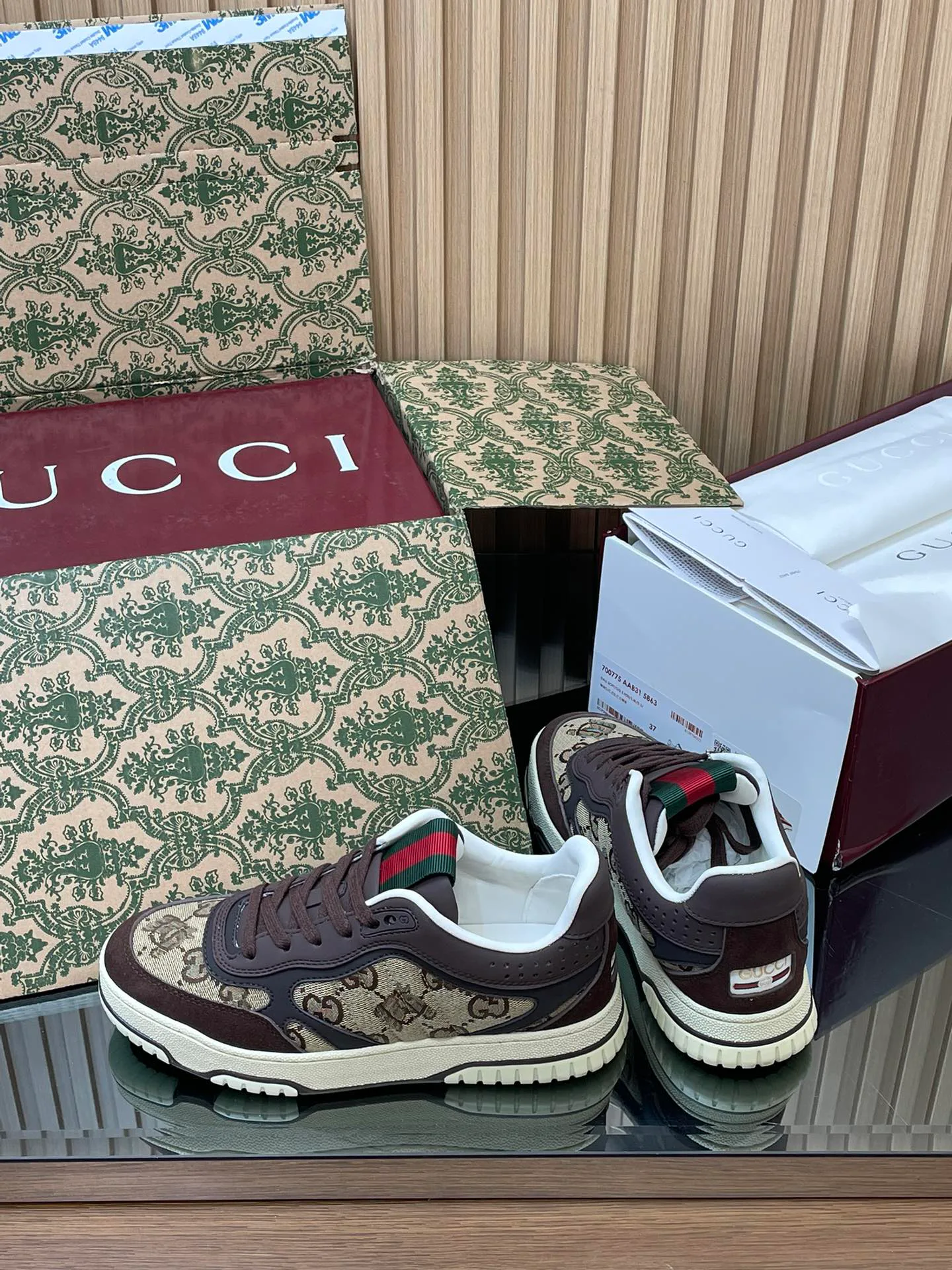Кроссовки Женские Gucci 3443587