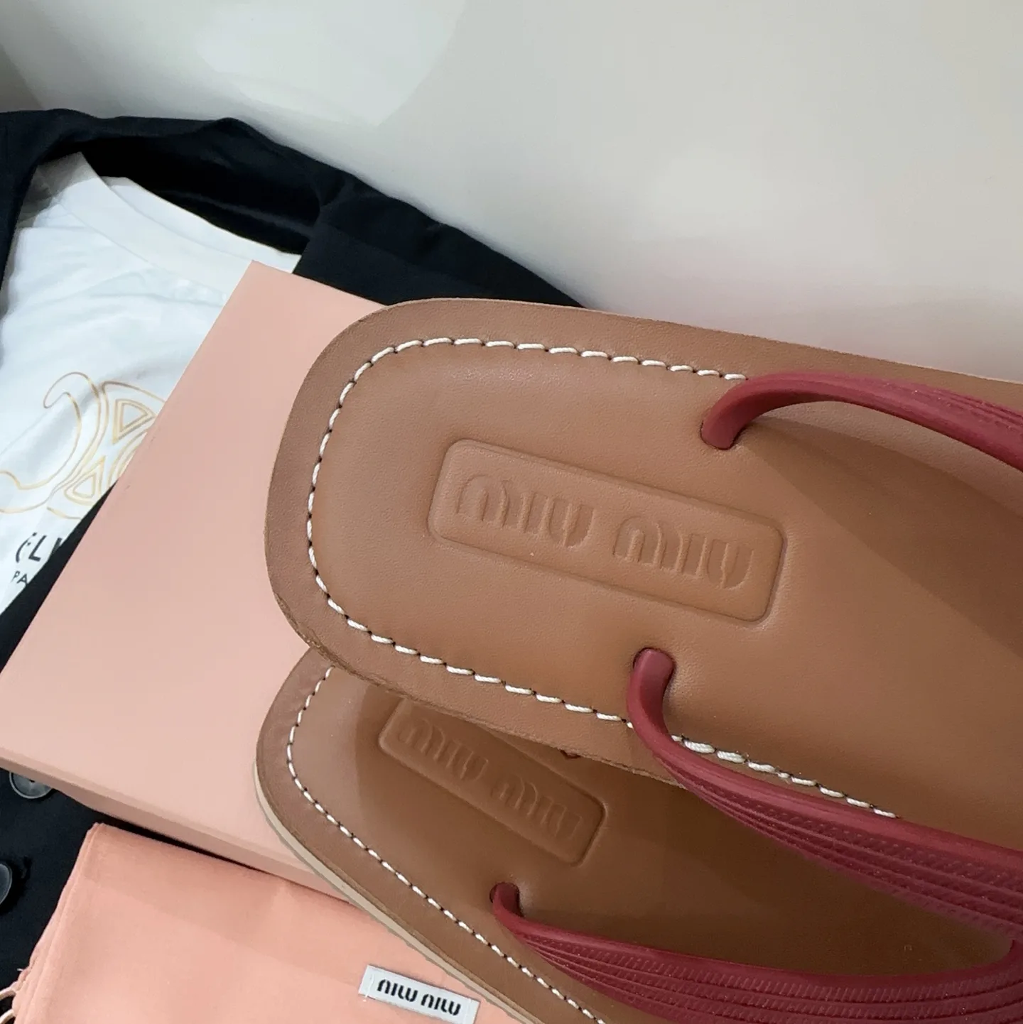 Шлепанцы Женские Miu Miu 12859284