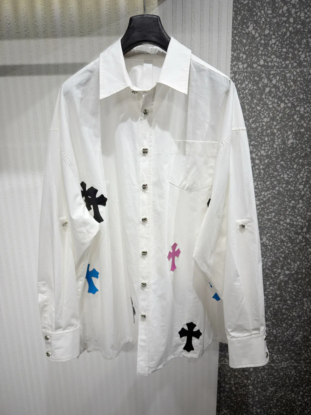 Рубашки Мужские Chrome Hearts 11654638